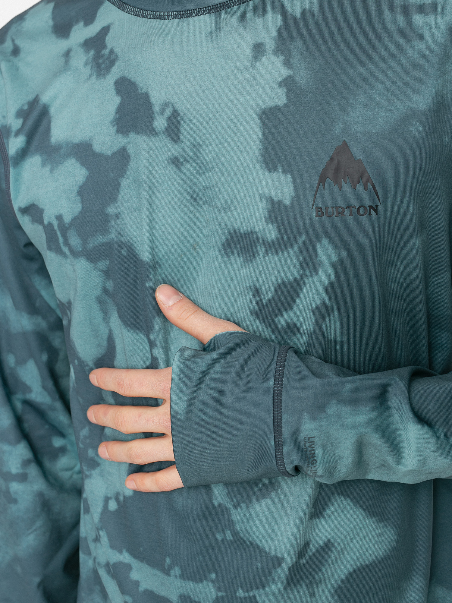 Męski Longsleeve aktywny Burton Lightweight X Base Layer (dark slate resist dye)
