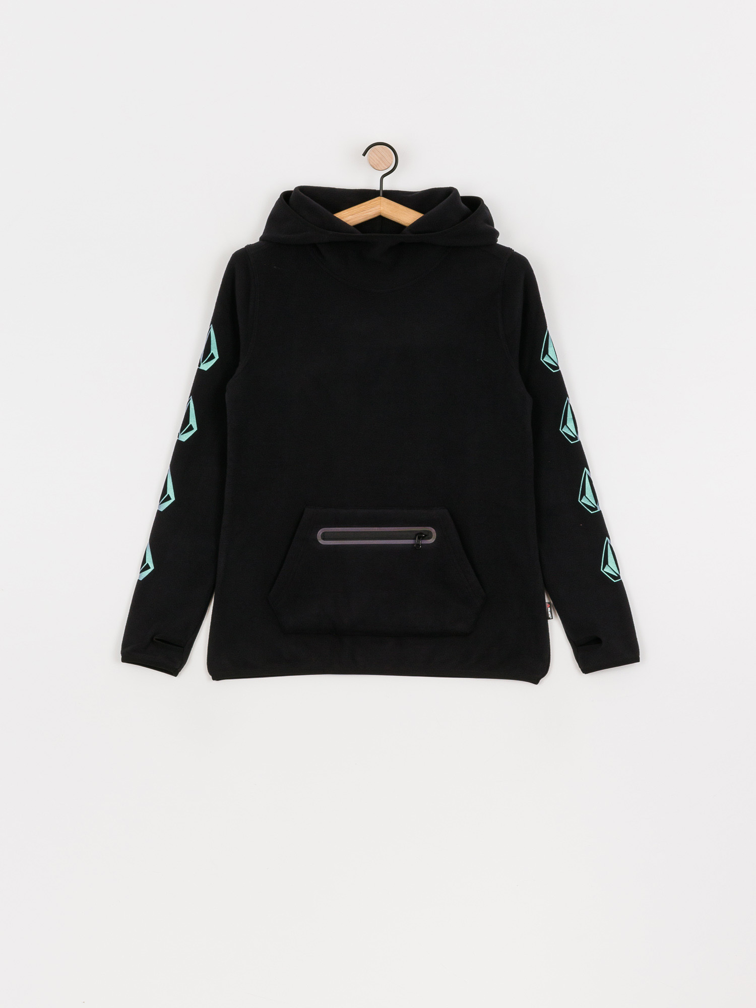 Damska Bluza aktywna Volcom Polartec Mid HD (black)