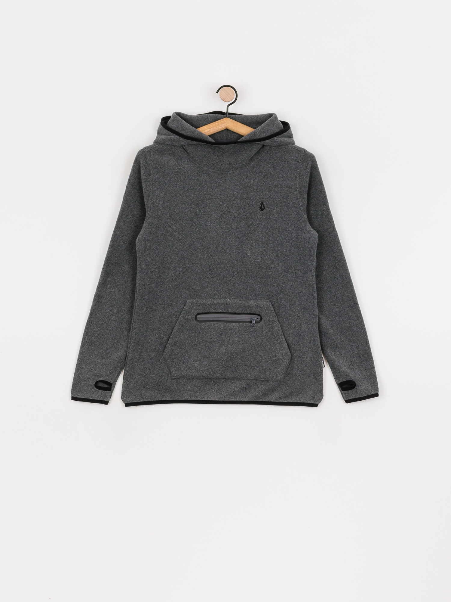 Damska Bluza aktywna Volcom Polartec Mid HD (heather grey)