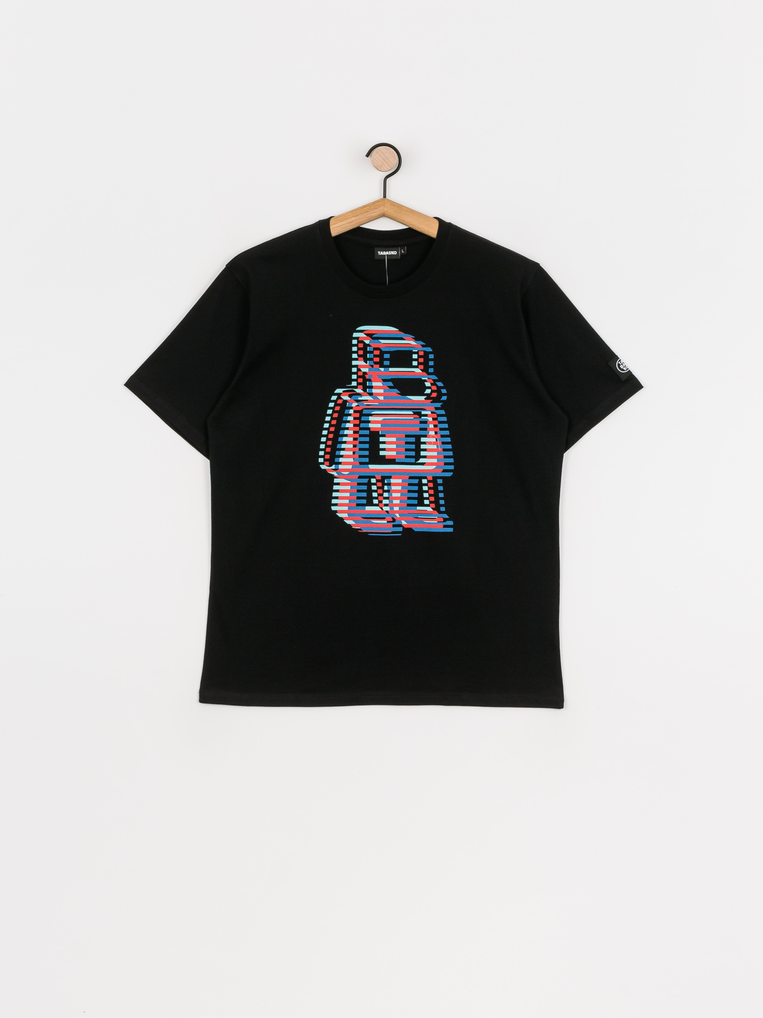 T-shirt Tabasko Logo Stripes (black)