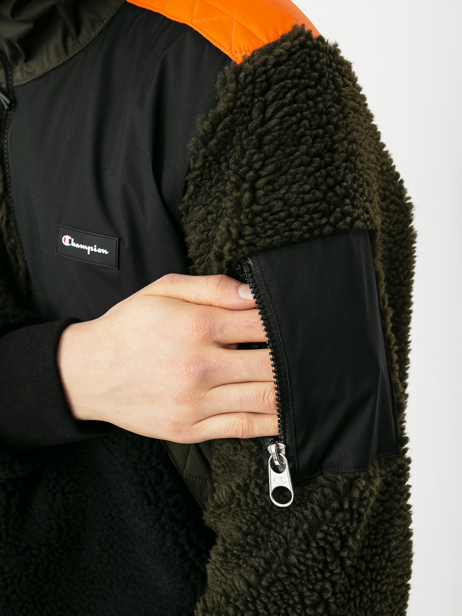 Męski Polar Champion Half Zip Sweatshirt HD 214812 (nbk/blv/crt)