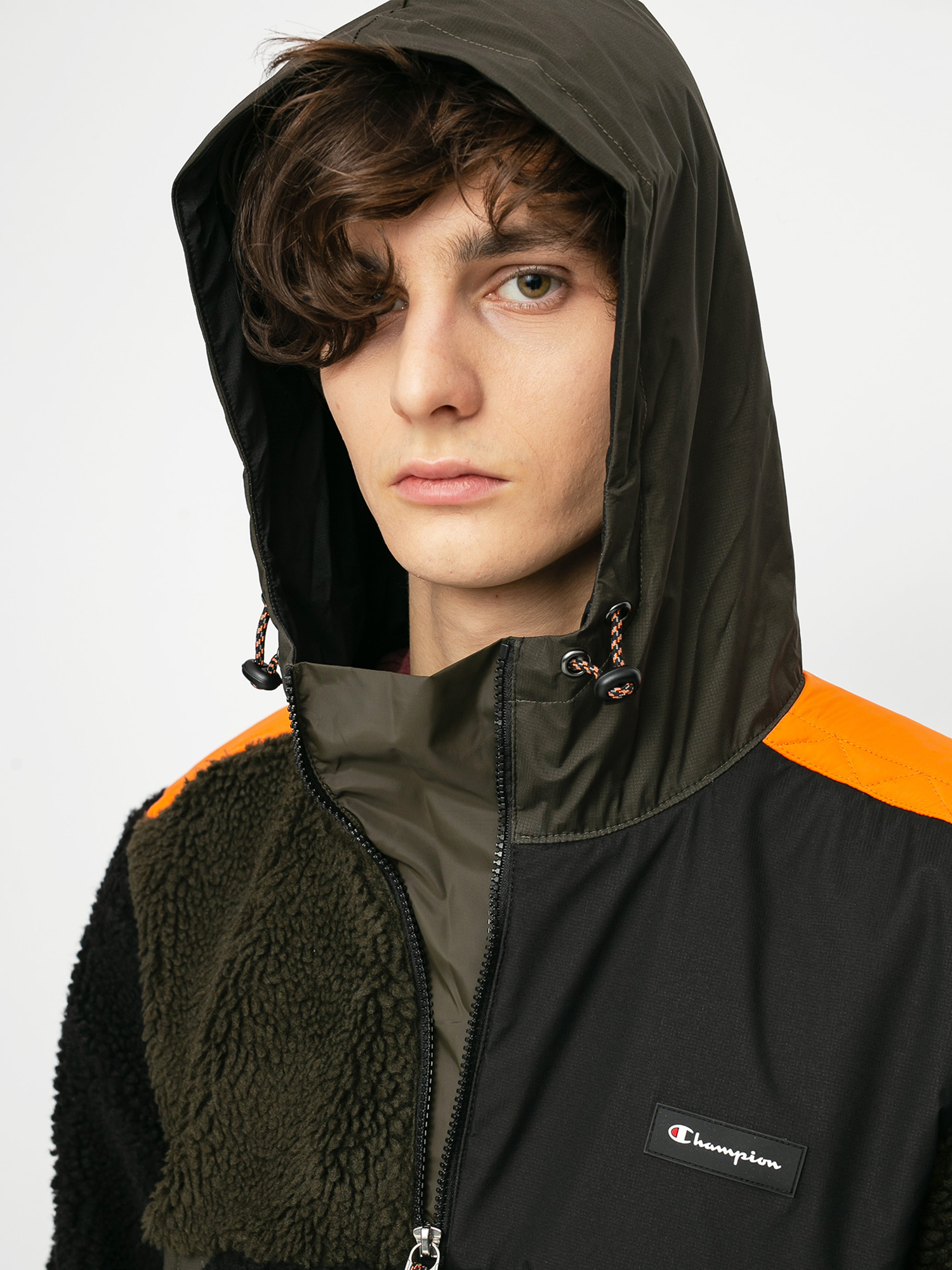 Męski Polar Champion Half Zip Sweatshirt HD 214812 (nbk/blv/crt)