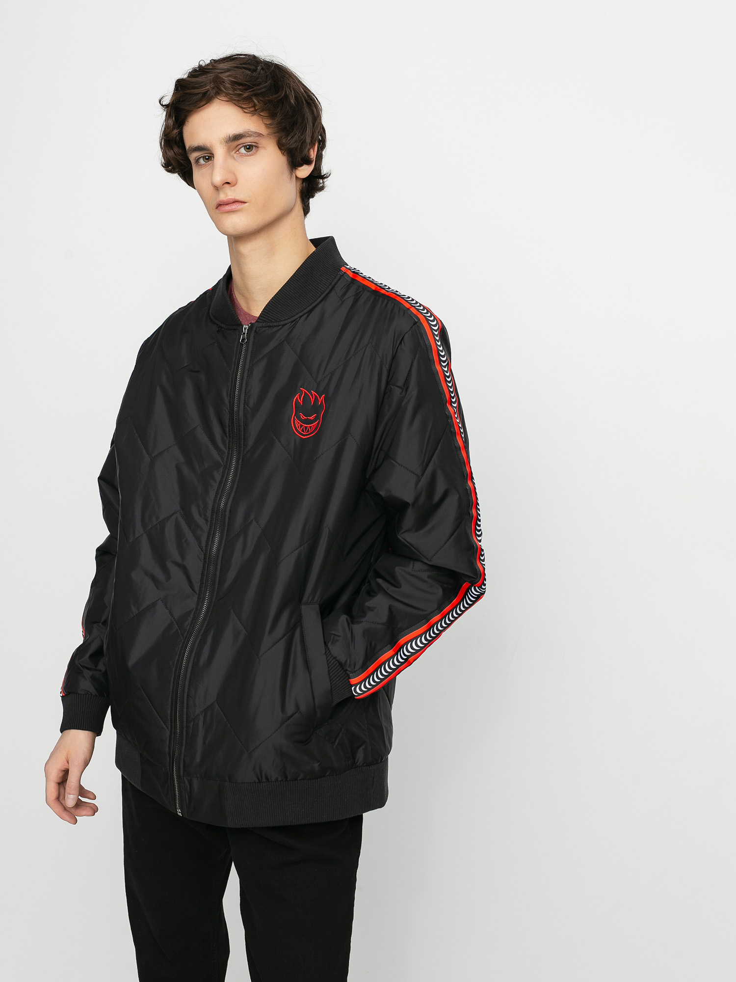 Kurtka Spitfire Big Head Bomber (black/red)