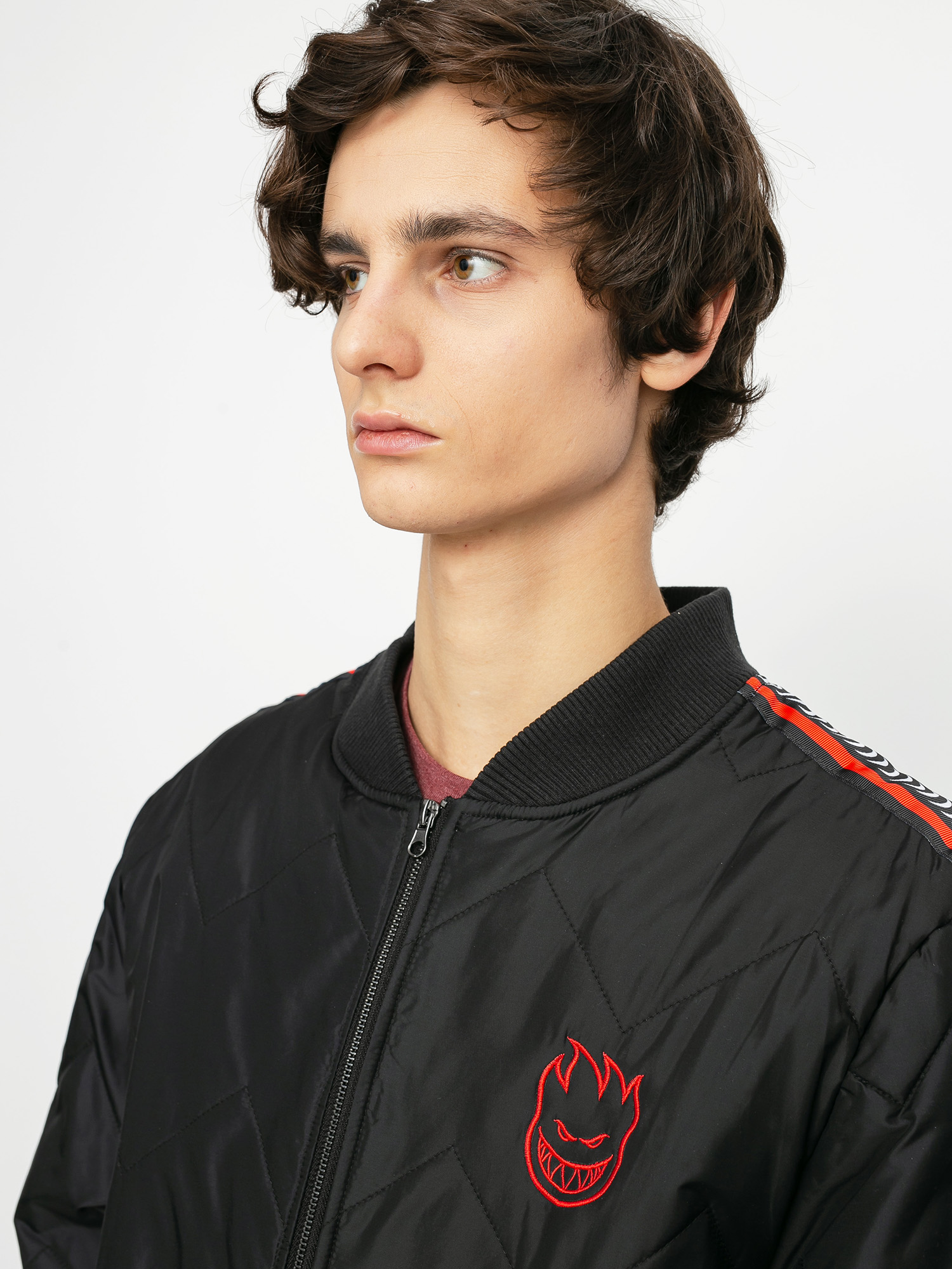 Kurtka Spitfire Big Head Bomber (black/red)