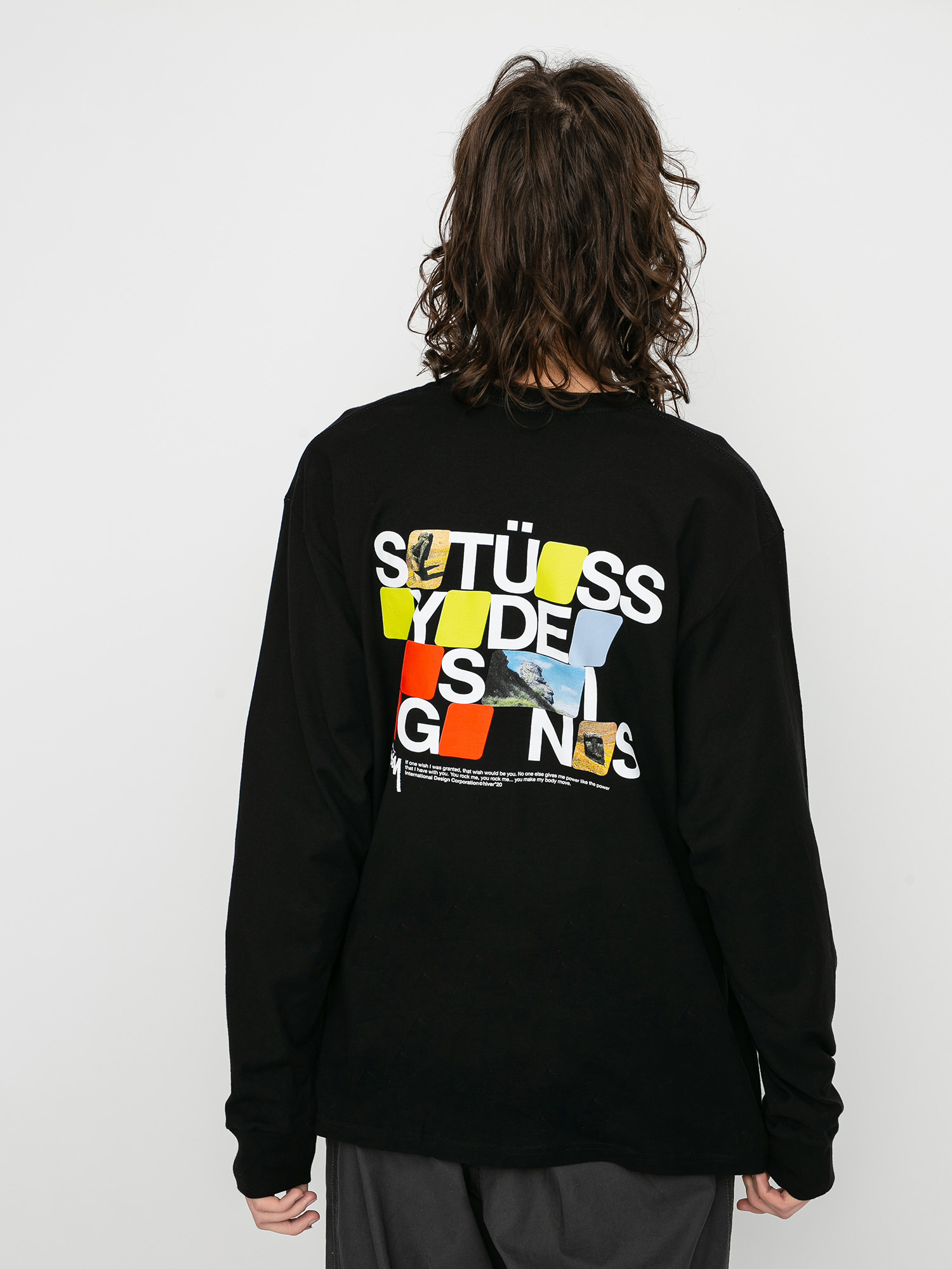 Longsleeve Stussy Moai (black)