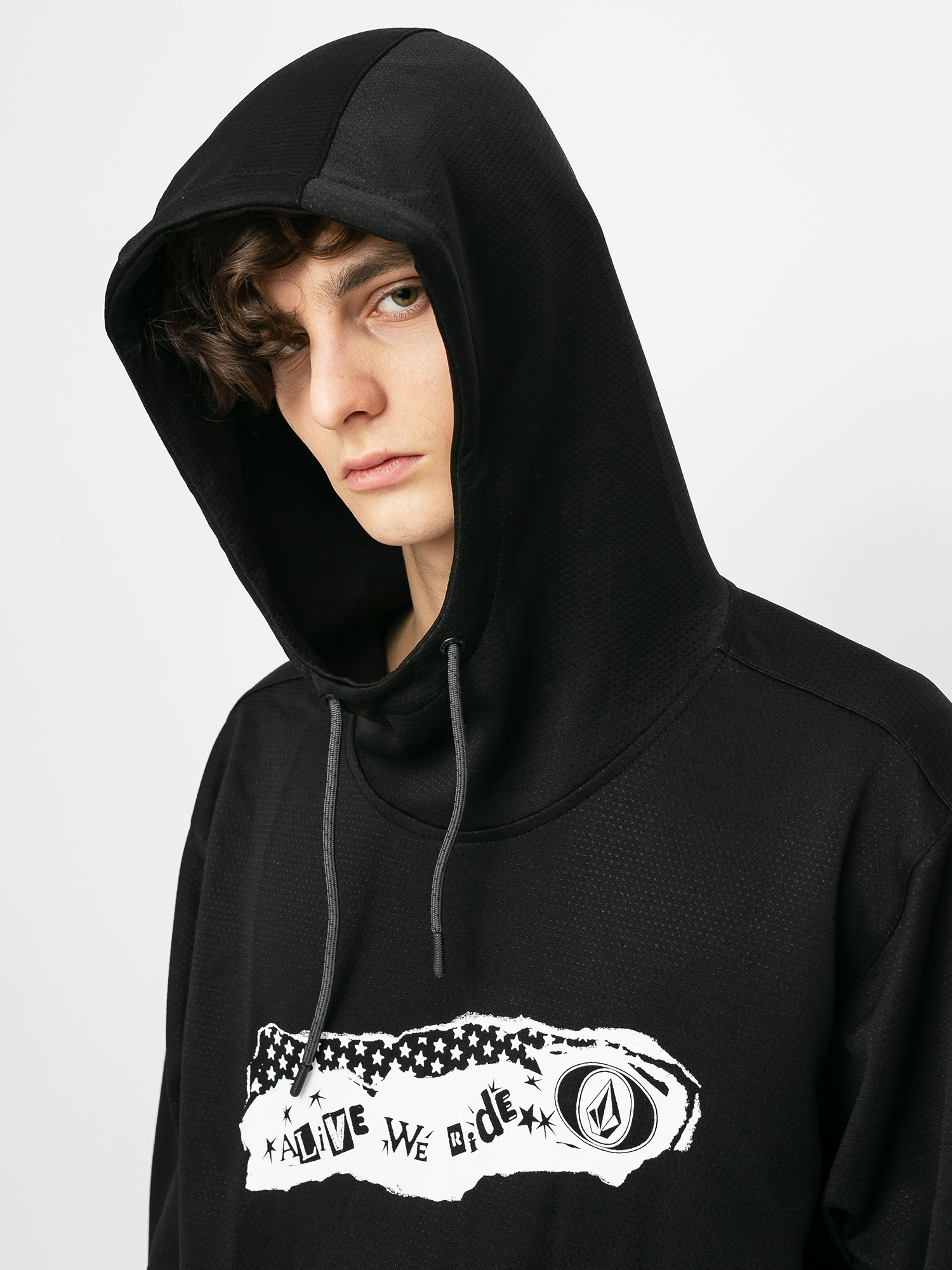Męska Bluza aktywna Volcom Let It Storm HD (black)