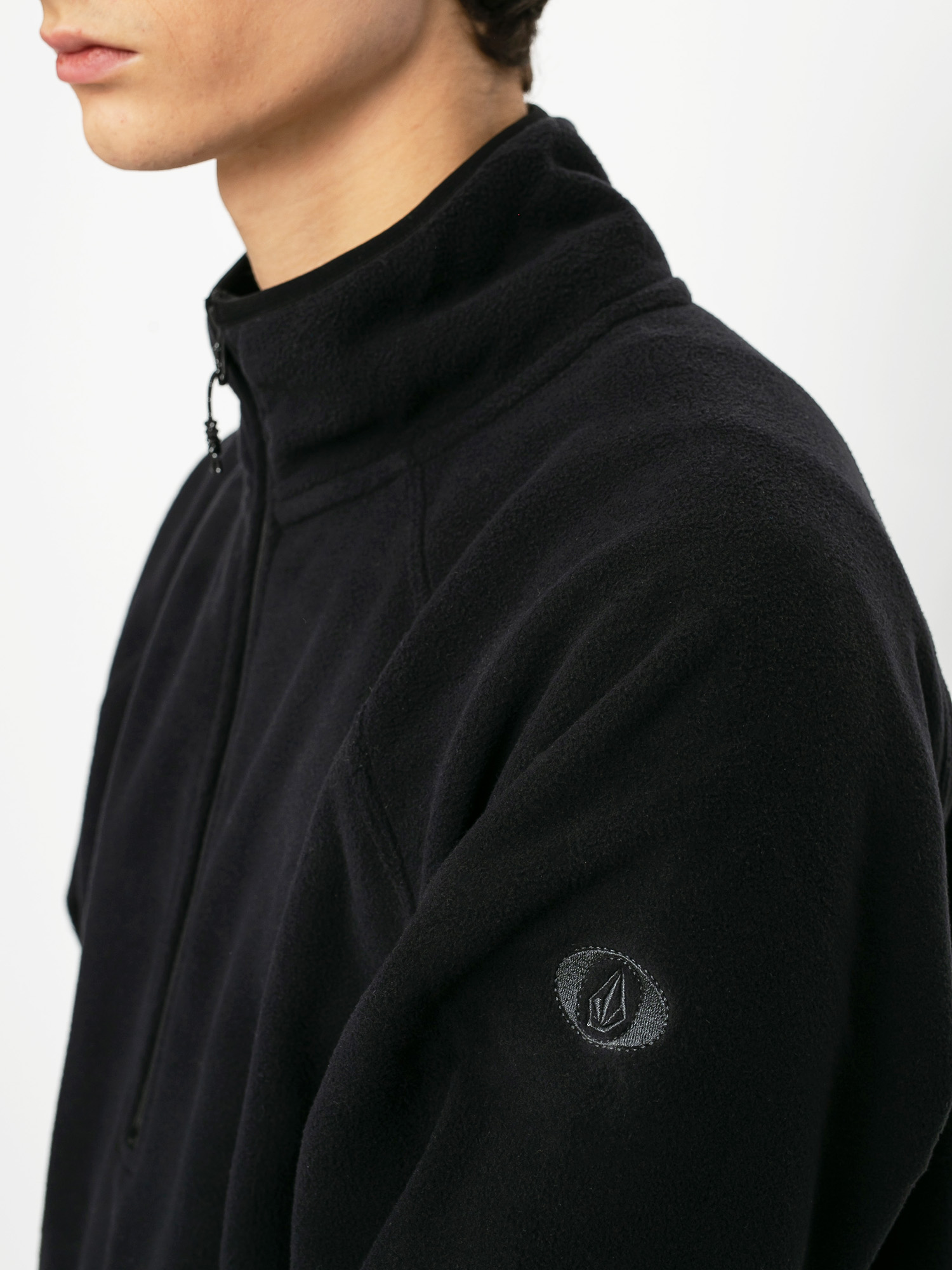 Męska Bluza aktywna Volcom Polartec 1/2 Zip (black)