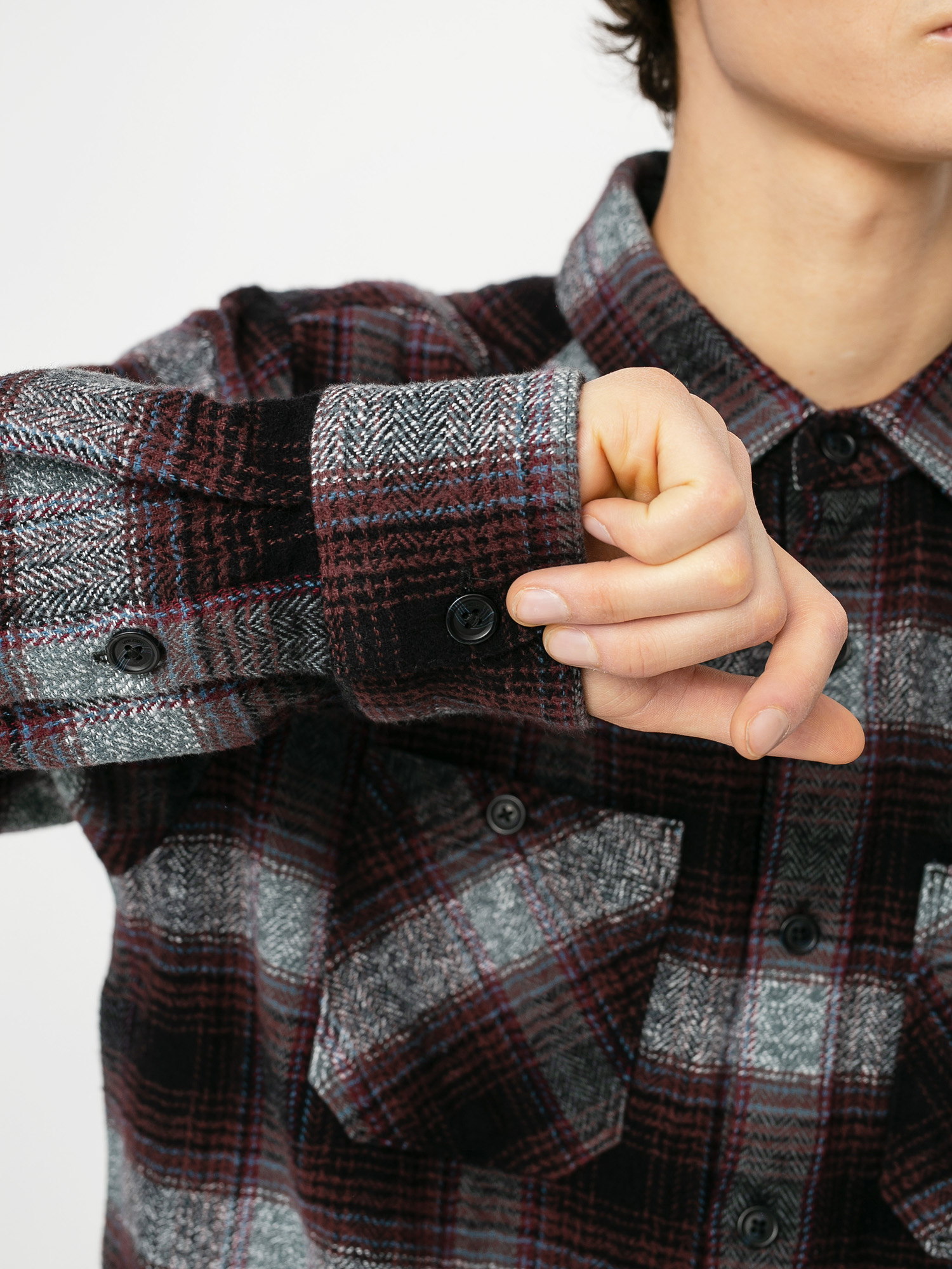 Koszula Volcom Quintin Flannel Ls (black)