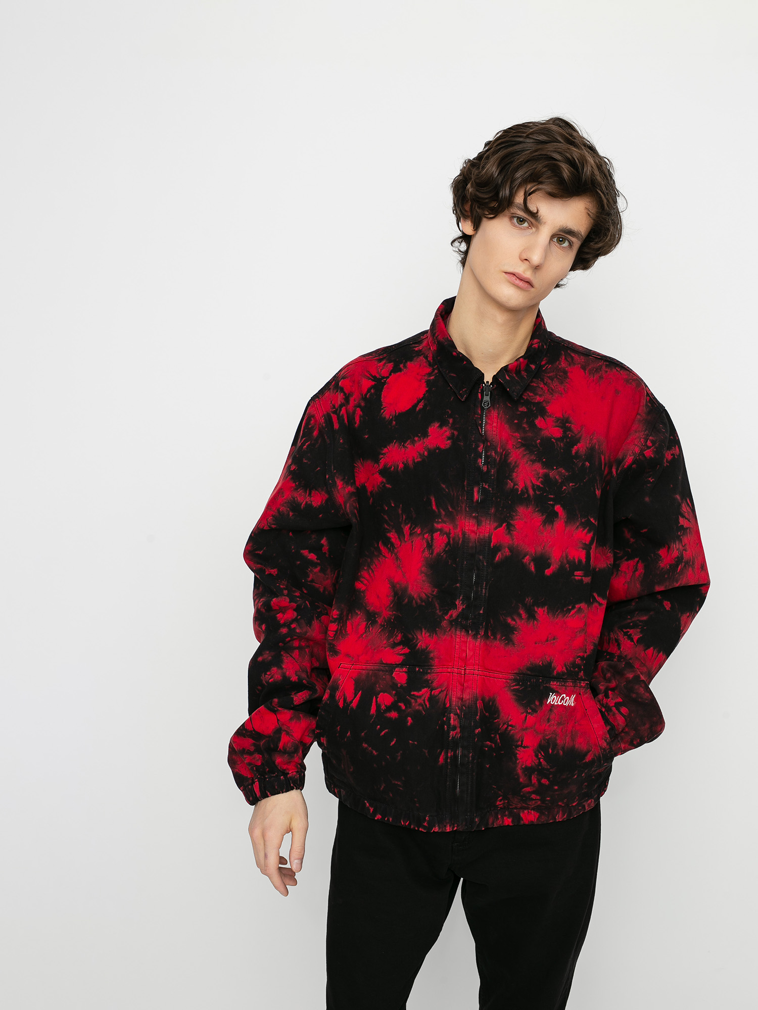 Kurtka Volcom Strange Times (deep red)