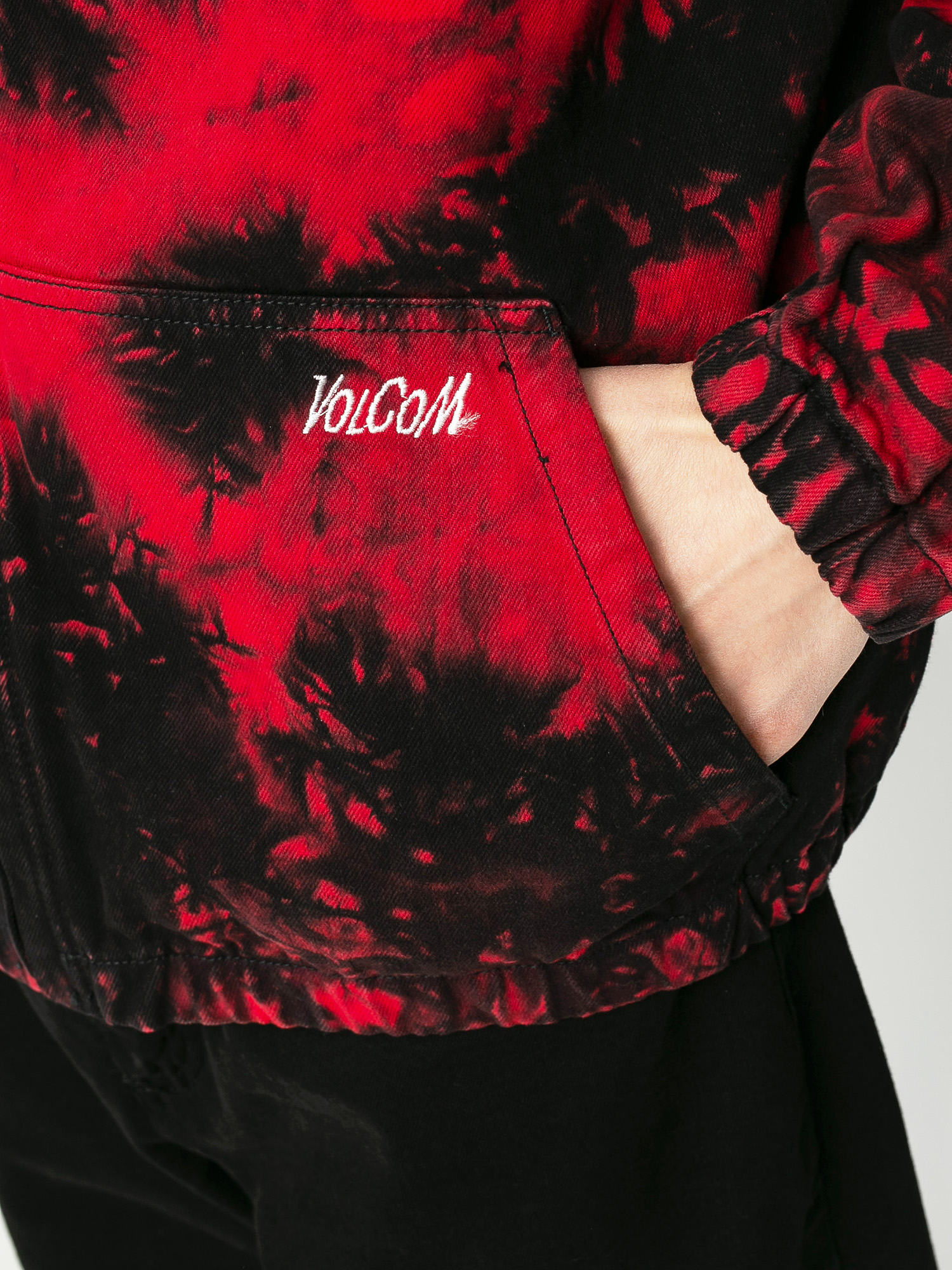 Kurtka Volcom Strange Times (deep red)