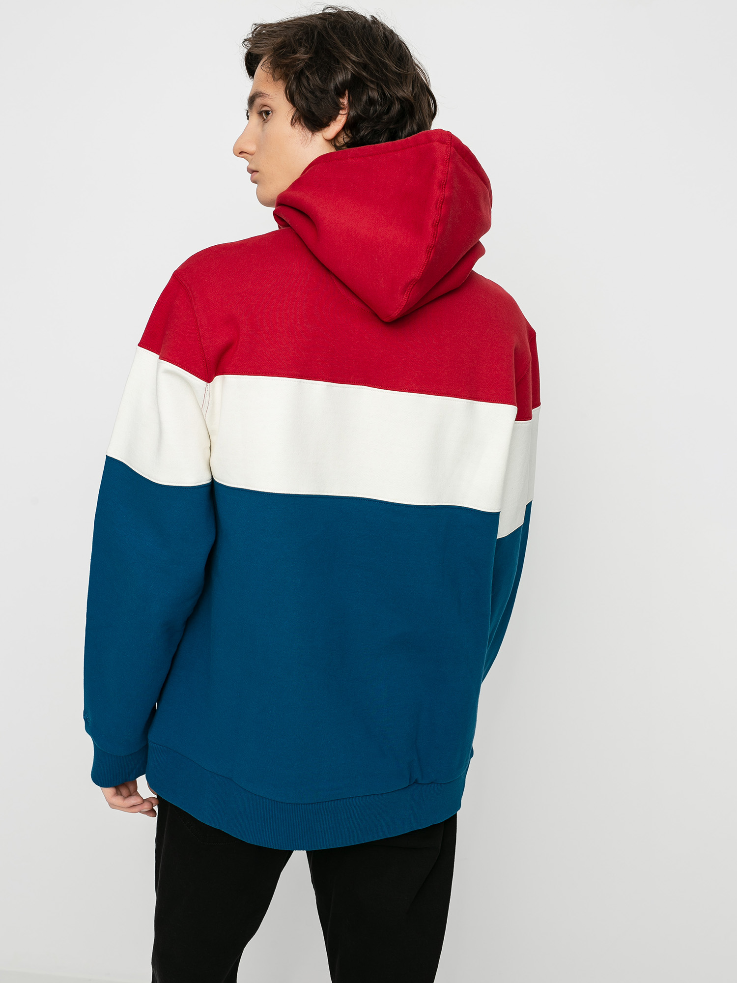 Bluza z kapturem Primitive Levels HD (red)