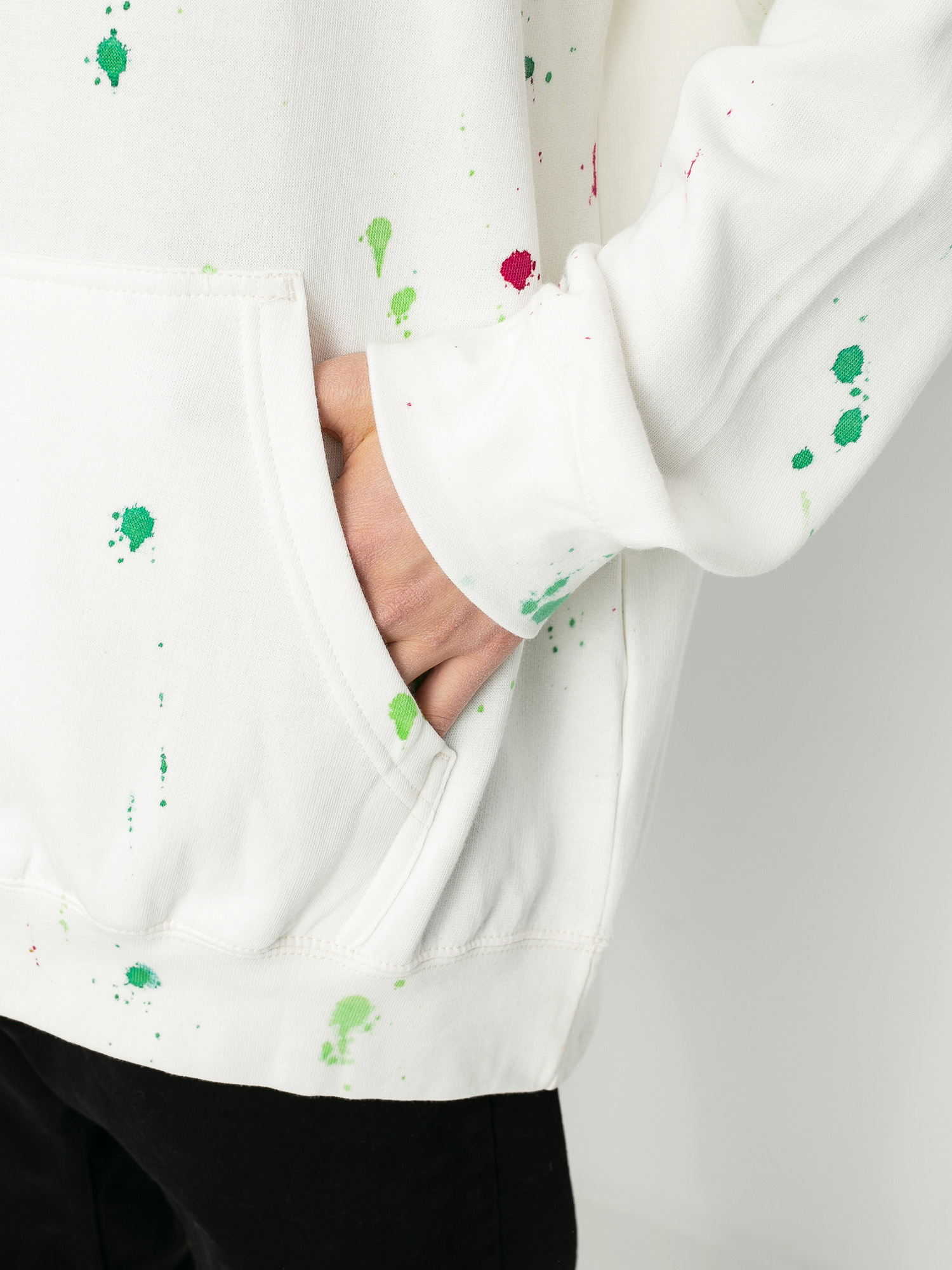 Bluza z kapturem Primitive Nuevo Puff Washed HD (white)
