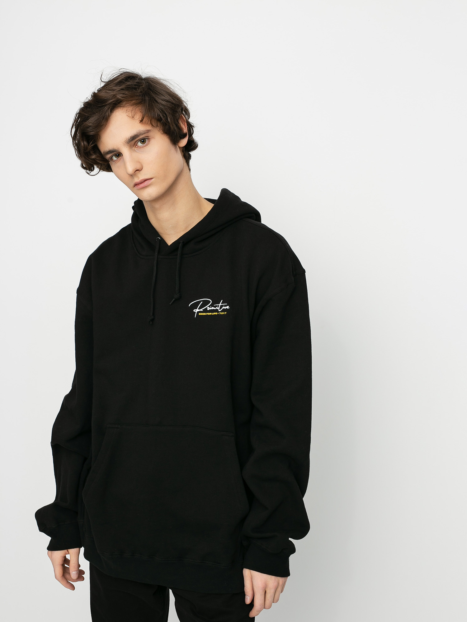 Bluza z kapturem Primitive Island HD (black)