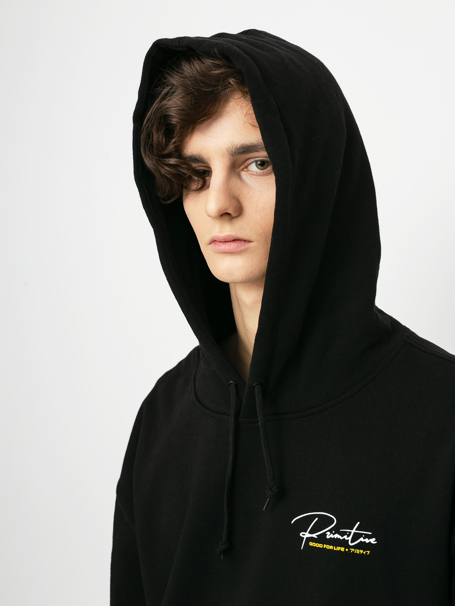 Bluza z kapturem Primitive Island HD (black)