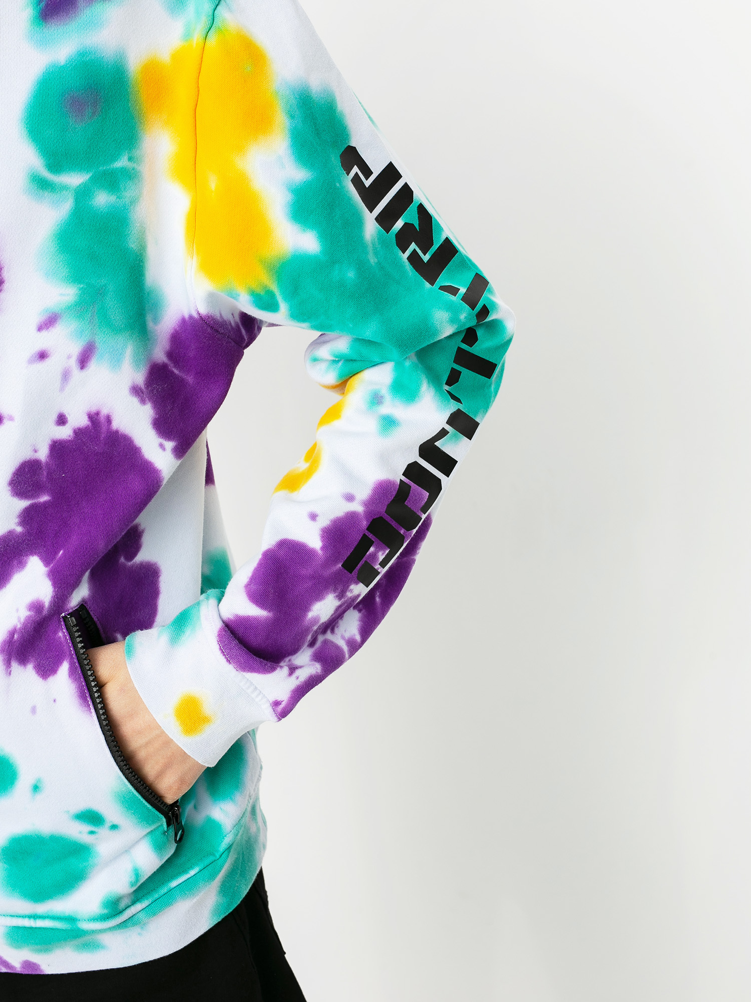 Bluza z kapturem DGK Psychodelic HD (white/multi)