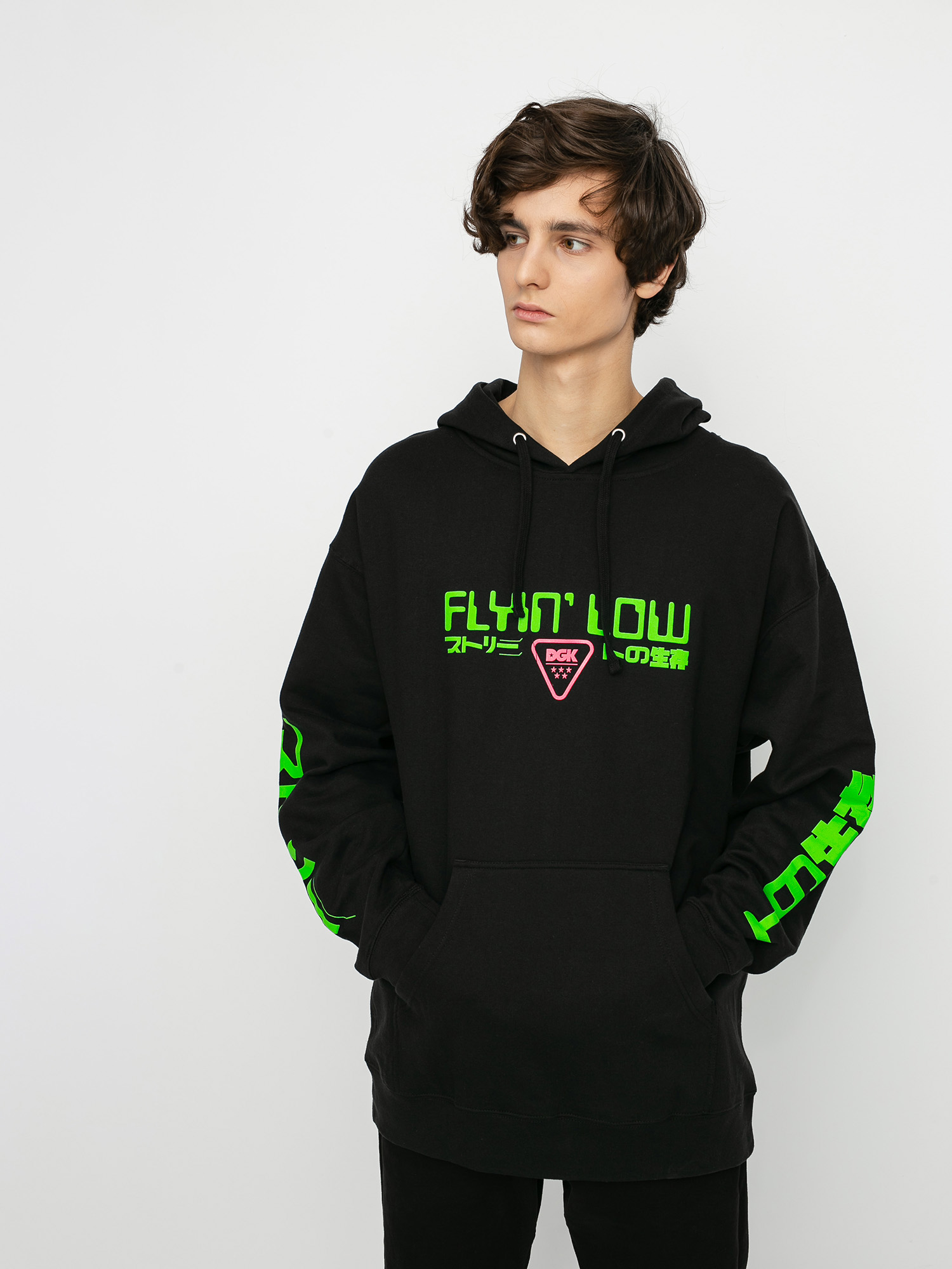 Bluza z kapturem DGK Liquid City HD (black)