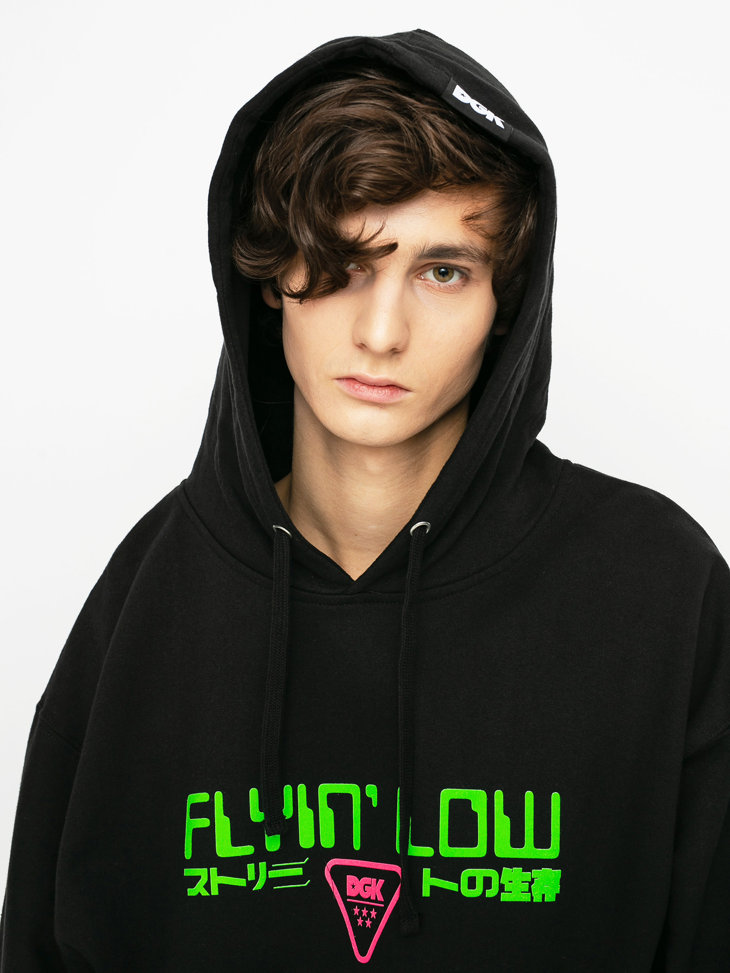 Bluza z kapturem DGK Liquid City HD (black)
