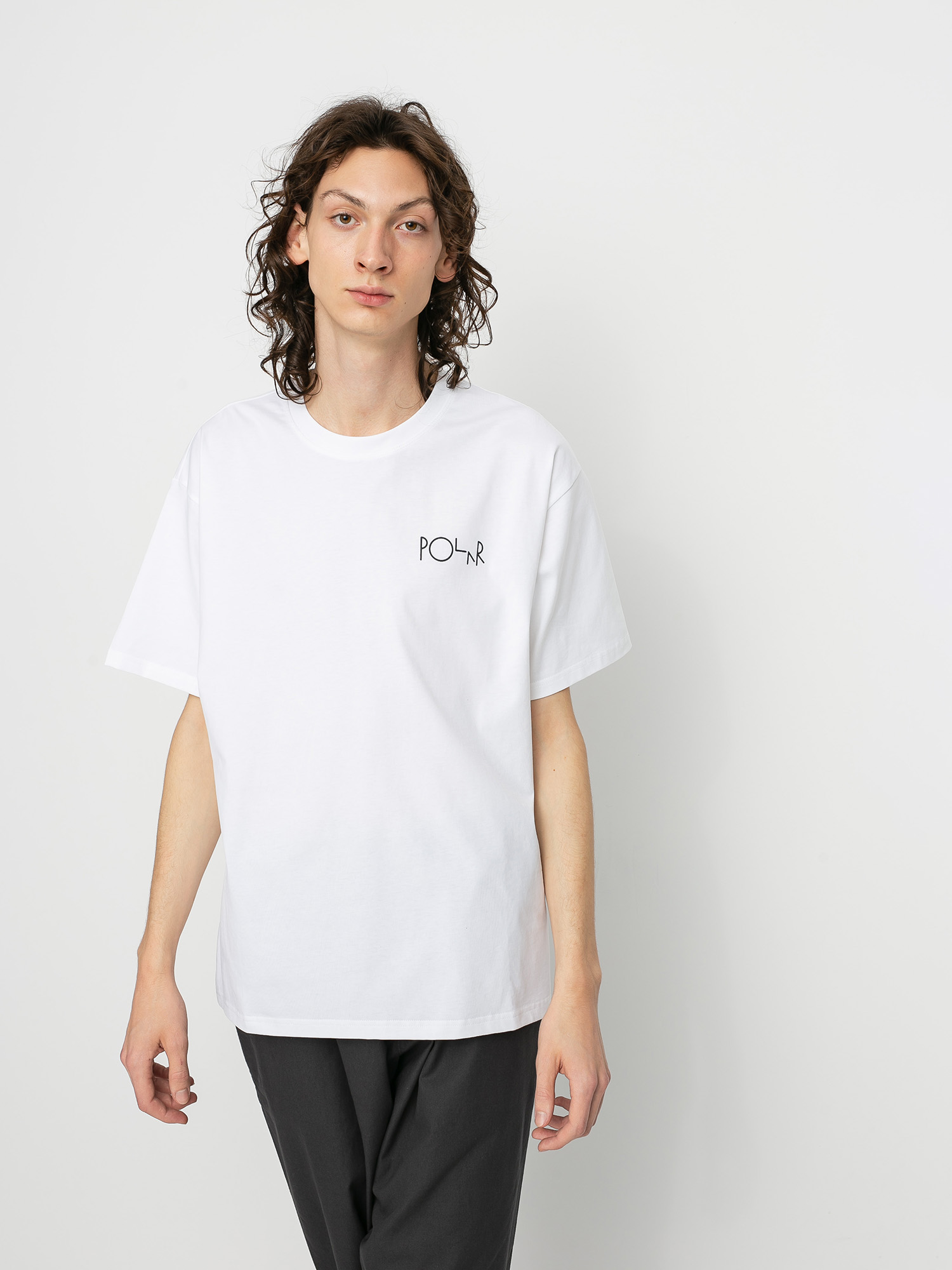 T-shirt Polar Skate ACAB Fill Logo (white)