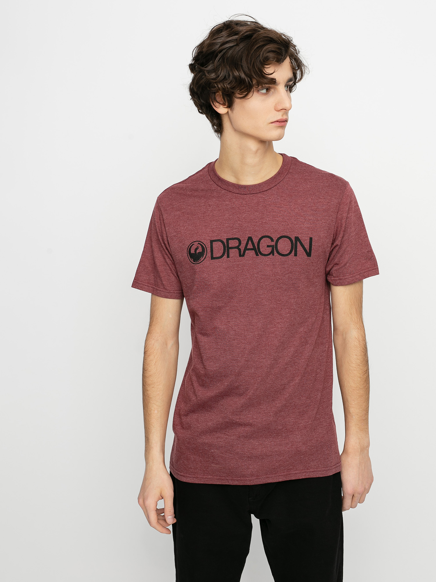 T-shirt Dragon Trademark Two (burgundy heather)