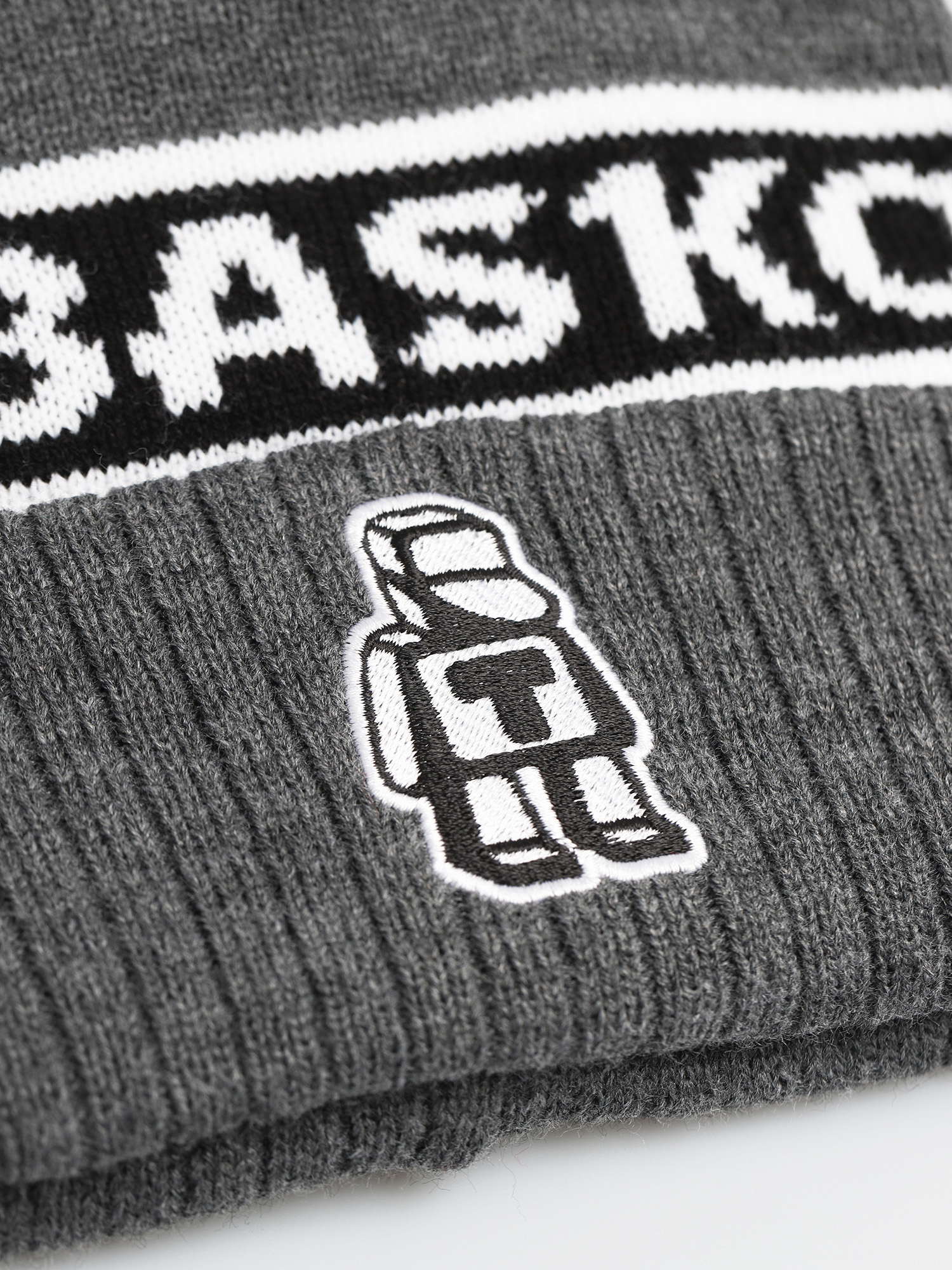 Czapka zimowa Tabasko Pompon Logo (grey/black)