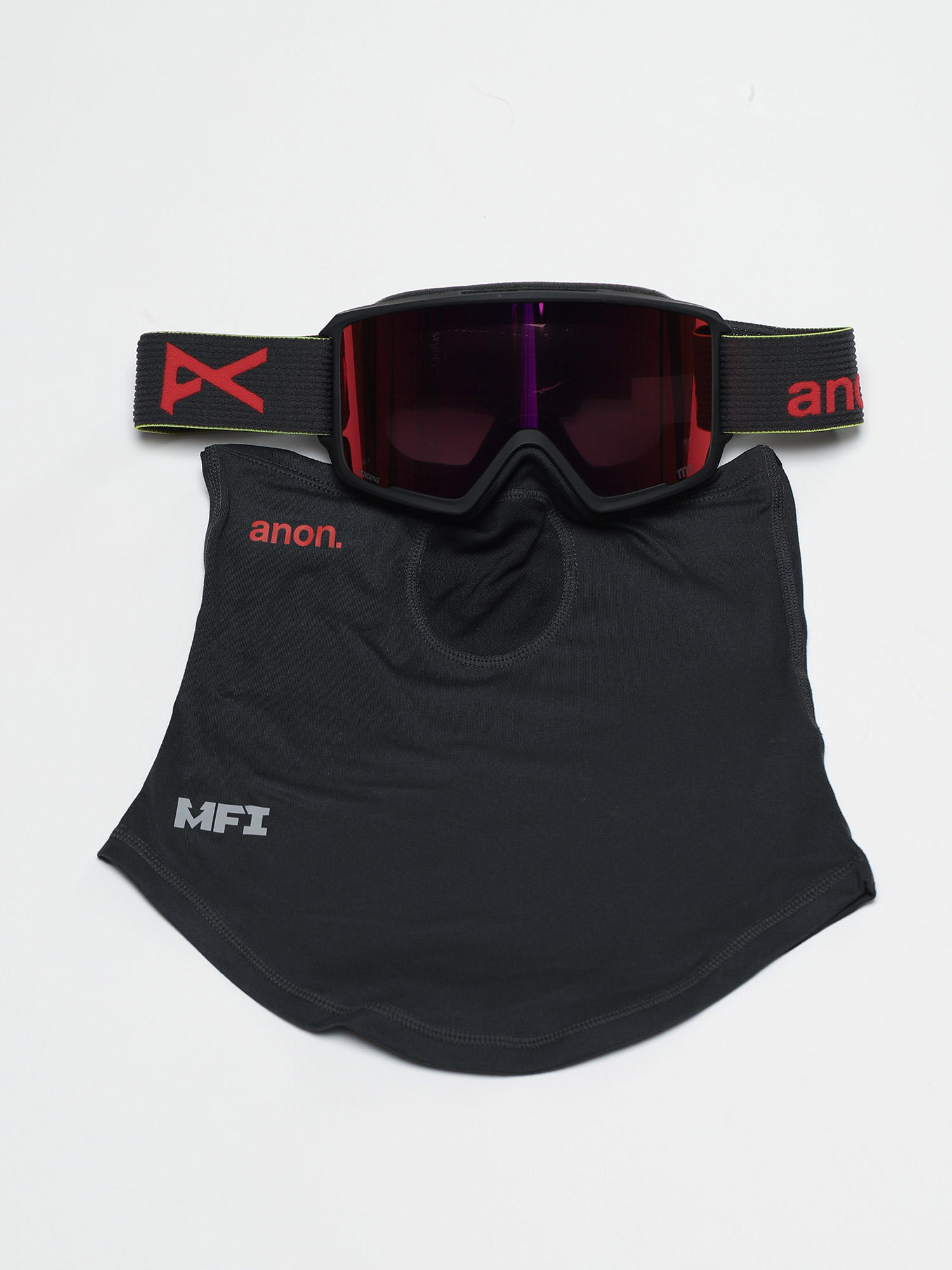 Gogle Anon M3 Mfi (black pop/perceive sunny red)