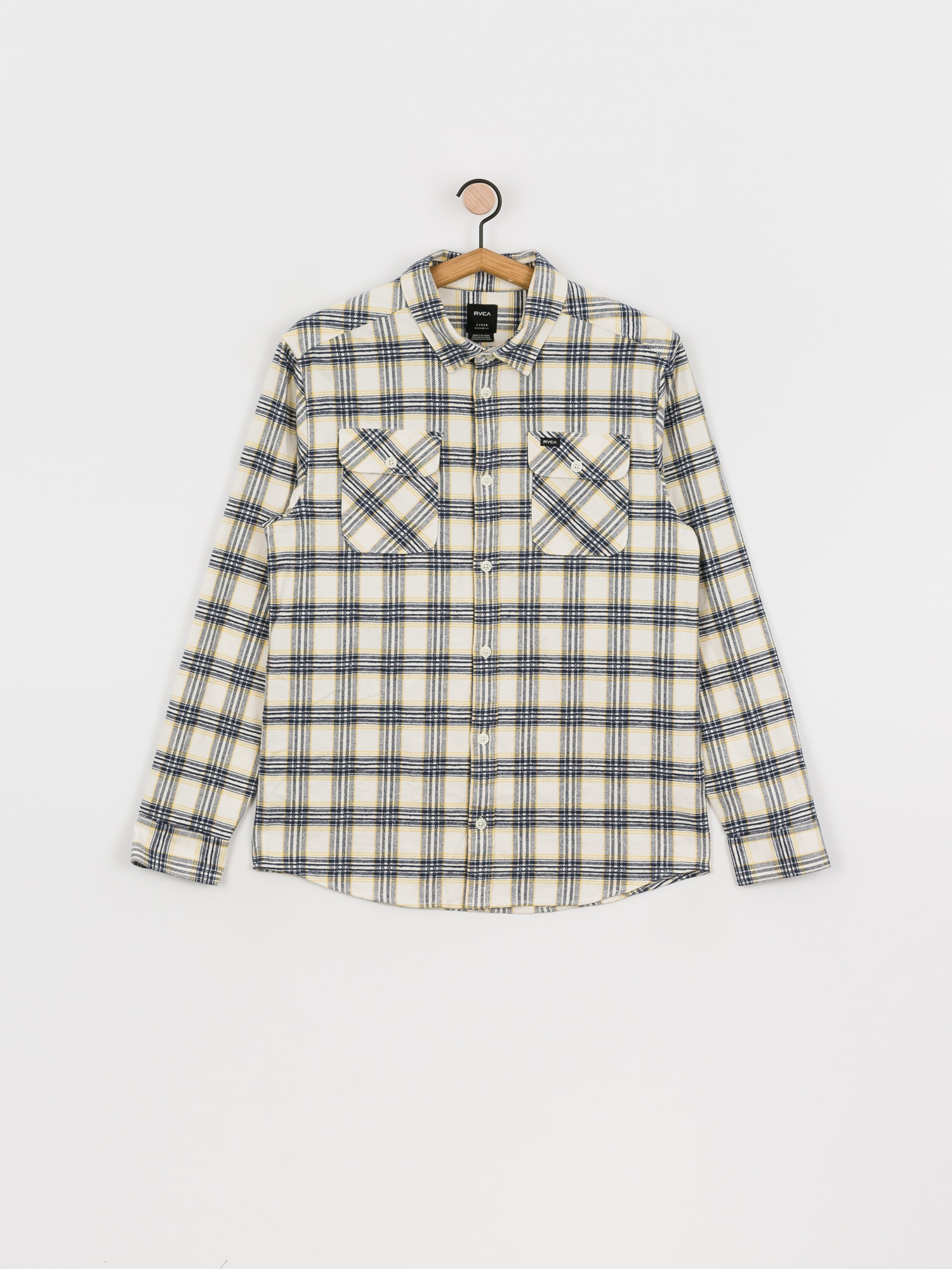Koszula RVCA Thatll Work Flannel Ls (antique white)