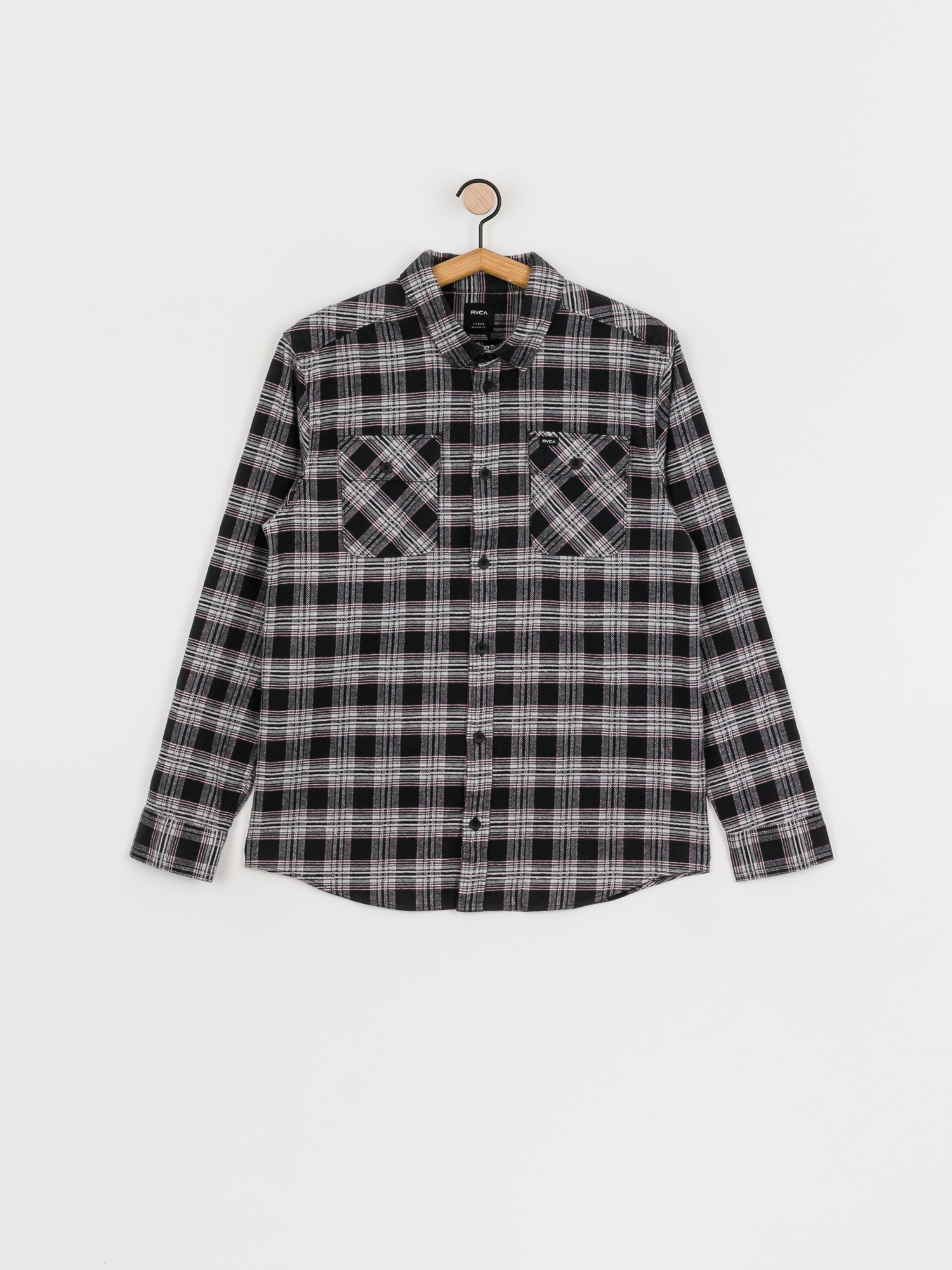 Koszula RVCA Thatll Work Flannel Ls (black)