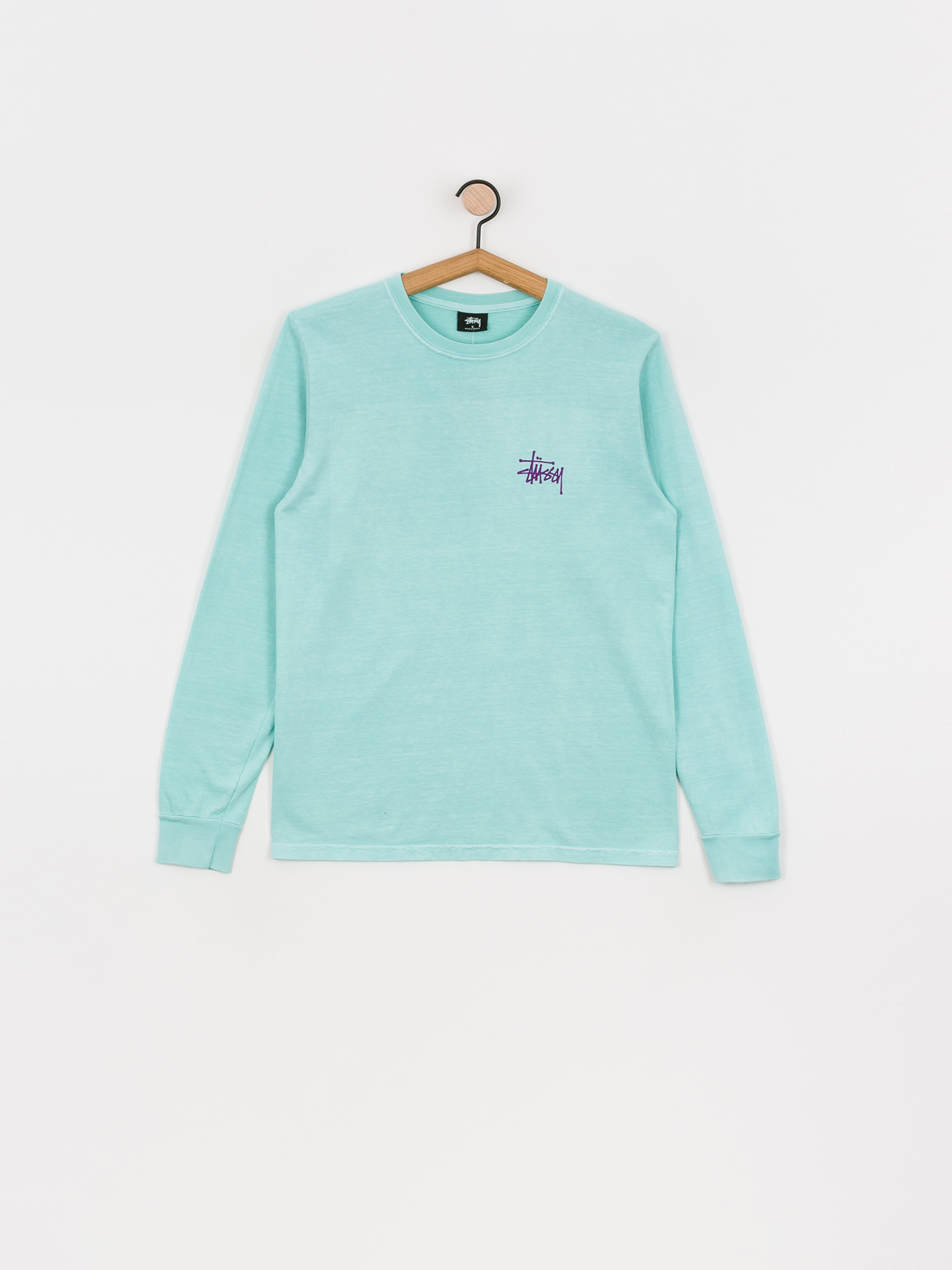 Longsleeve Stussy Basic Stussy Pig. Dyed Wmn (aqua)