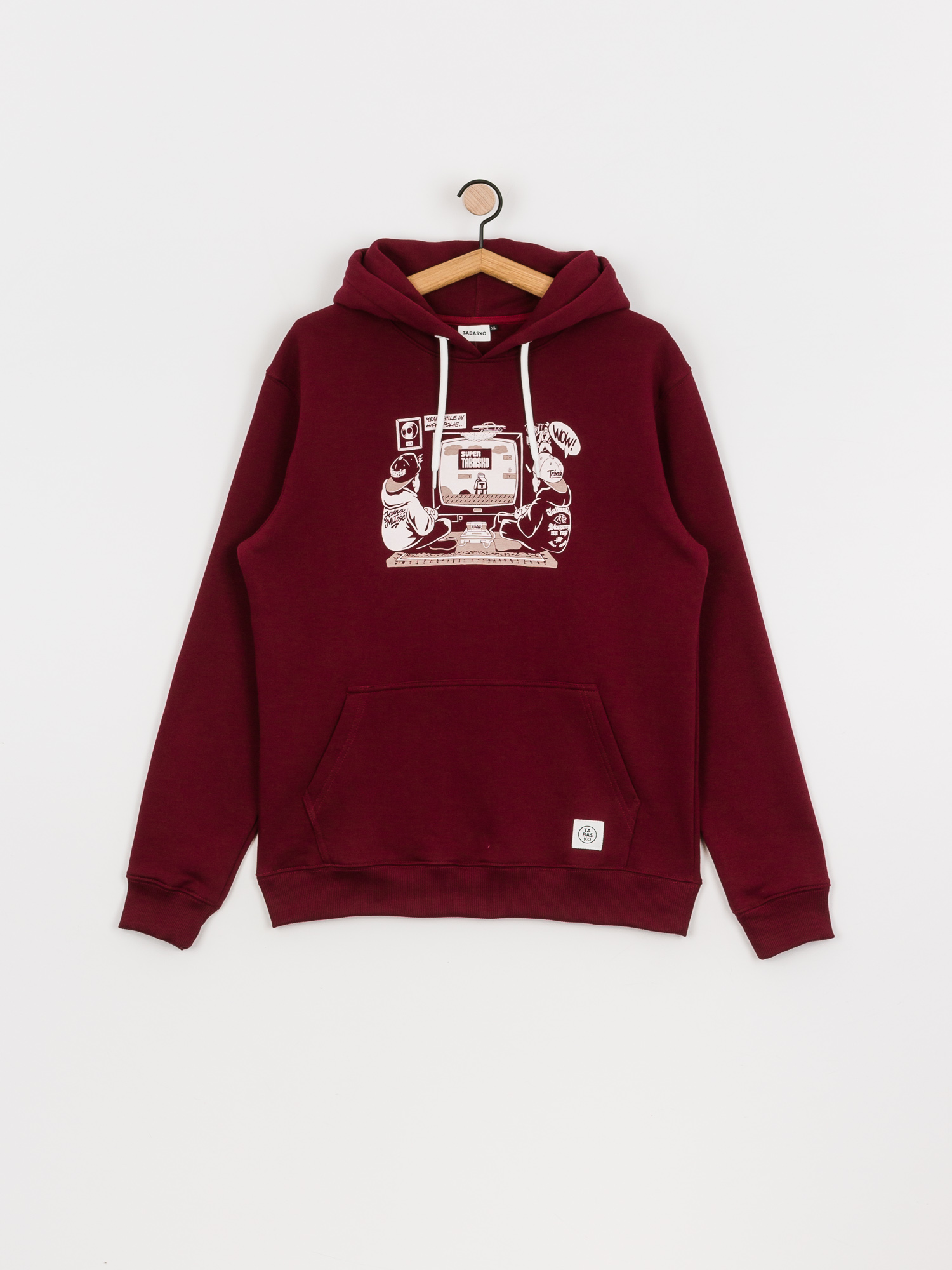 Bluza z kapturem Tabasko Game HD (burgundy)