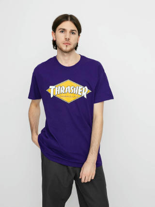 T-shirt Thrasher Diamond Logo (purple)