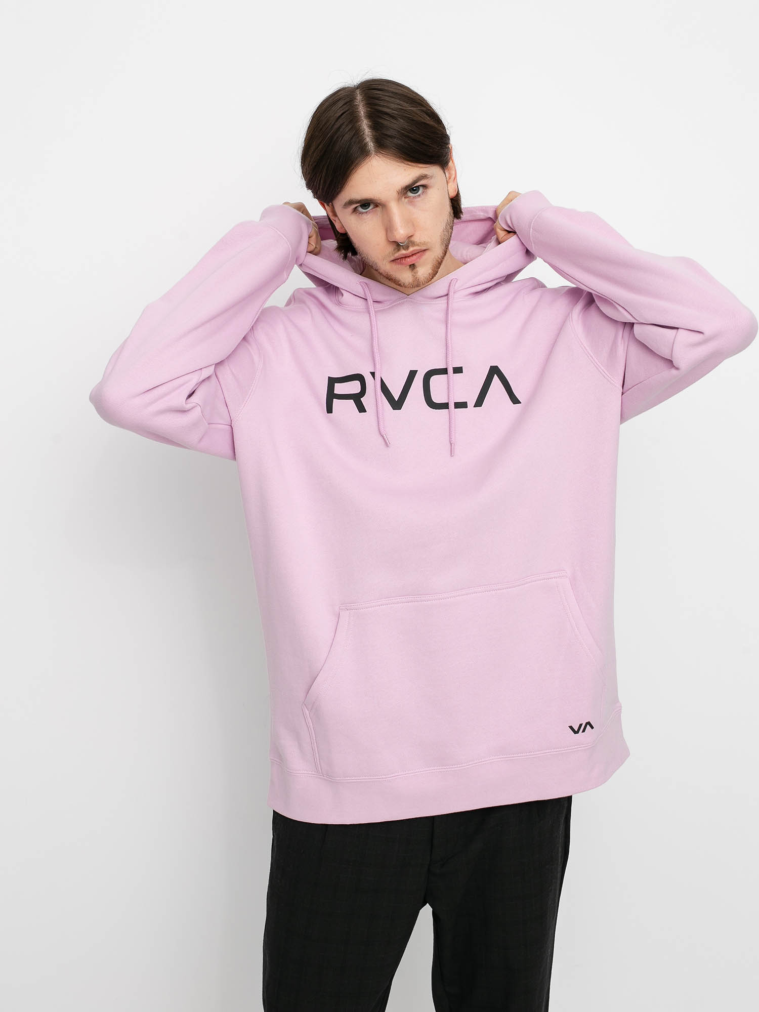 Bluza z kapturem RVCA Big Rvca HD (chalky pink)