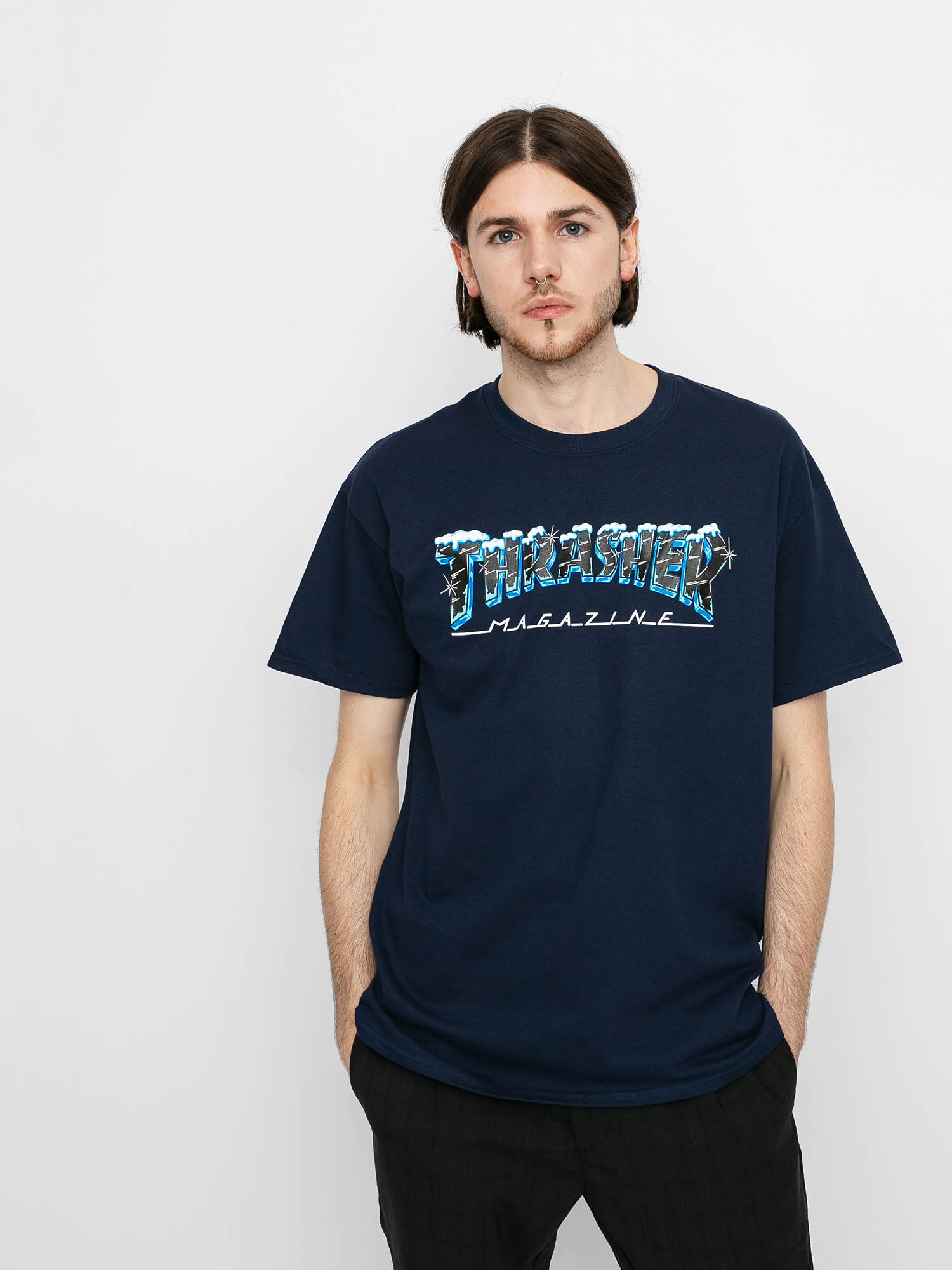 T-shirt Thrasher Black Ice (navy)