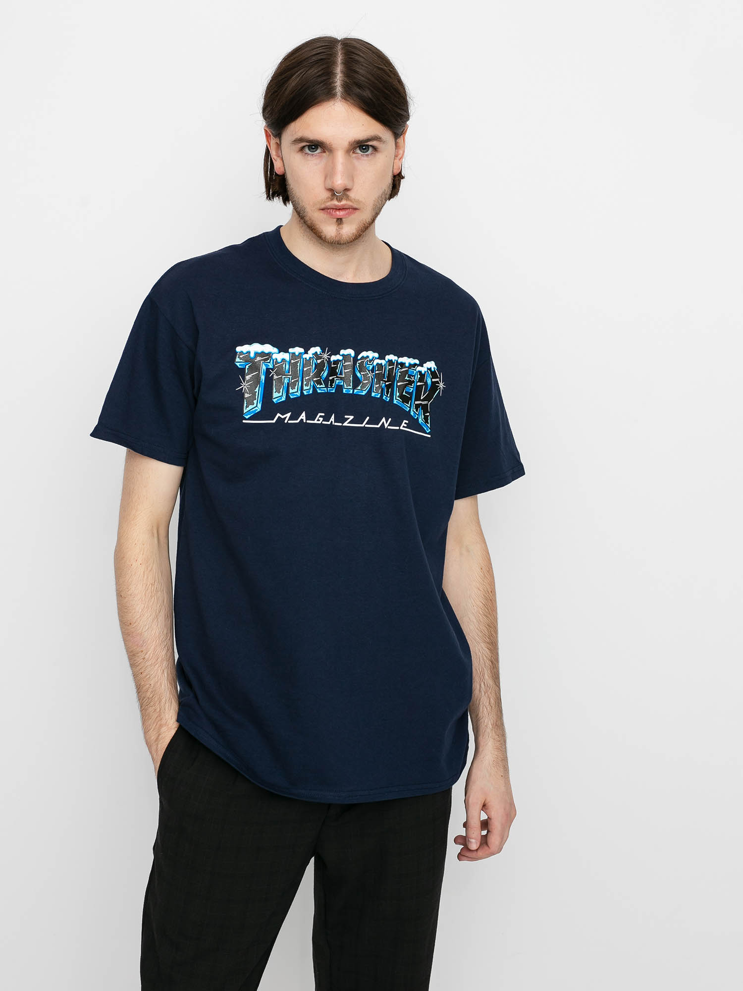 T-shirt Thrasher Black Ice (navy)