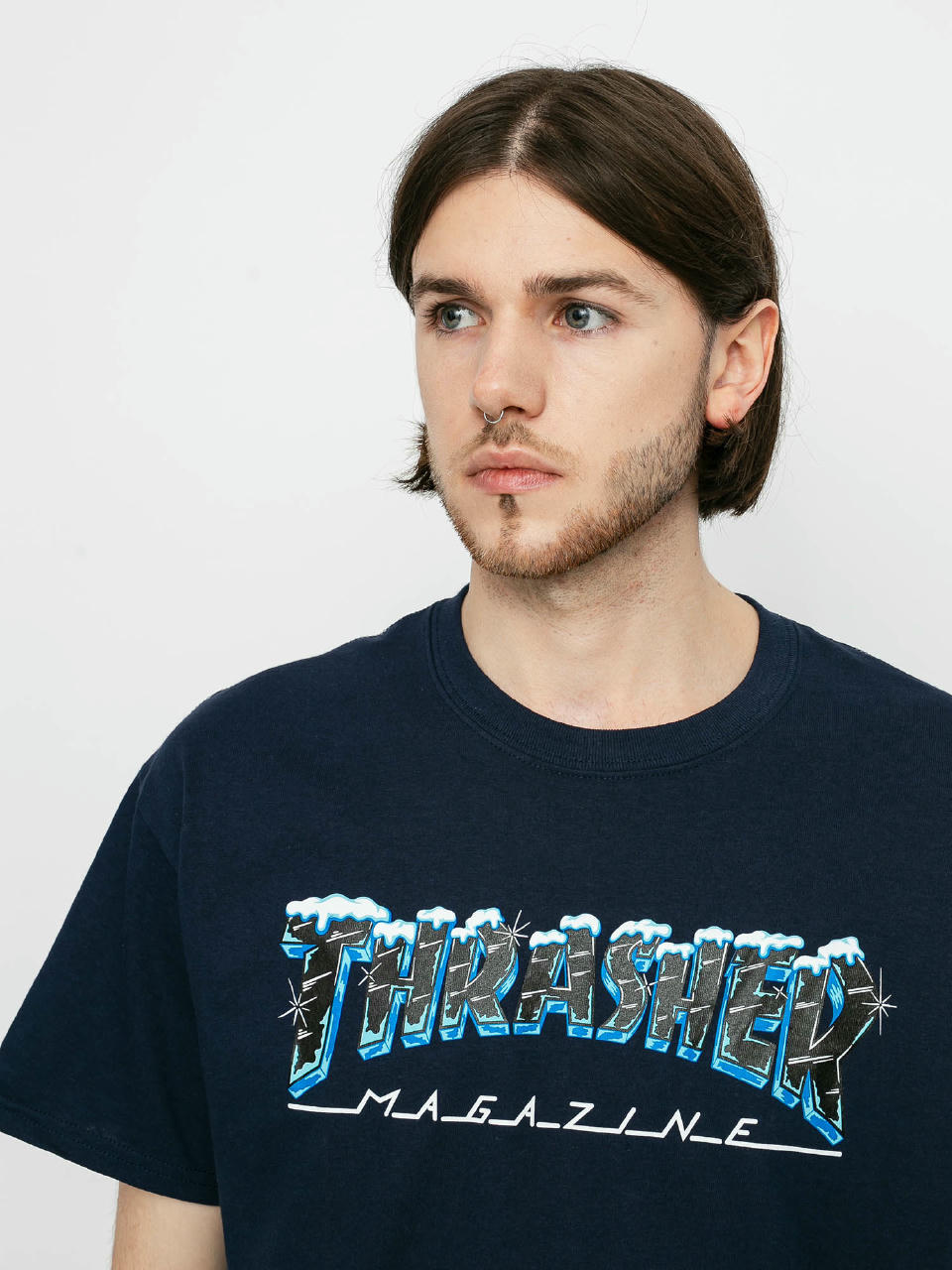 T-shirt Thrasher Black Ice (navy)