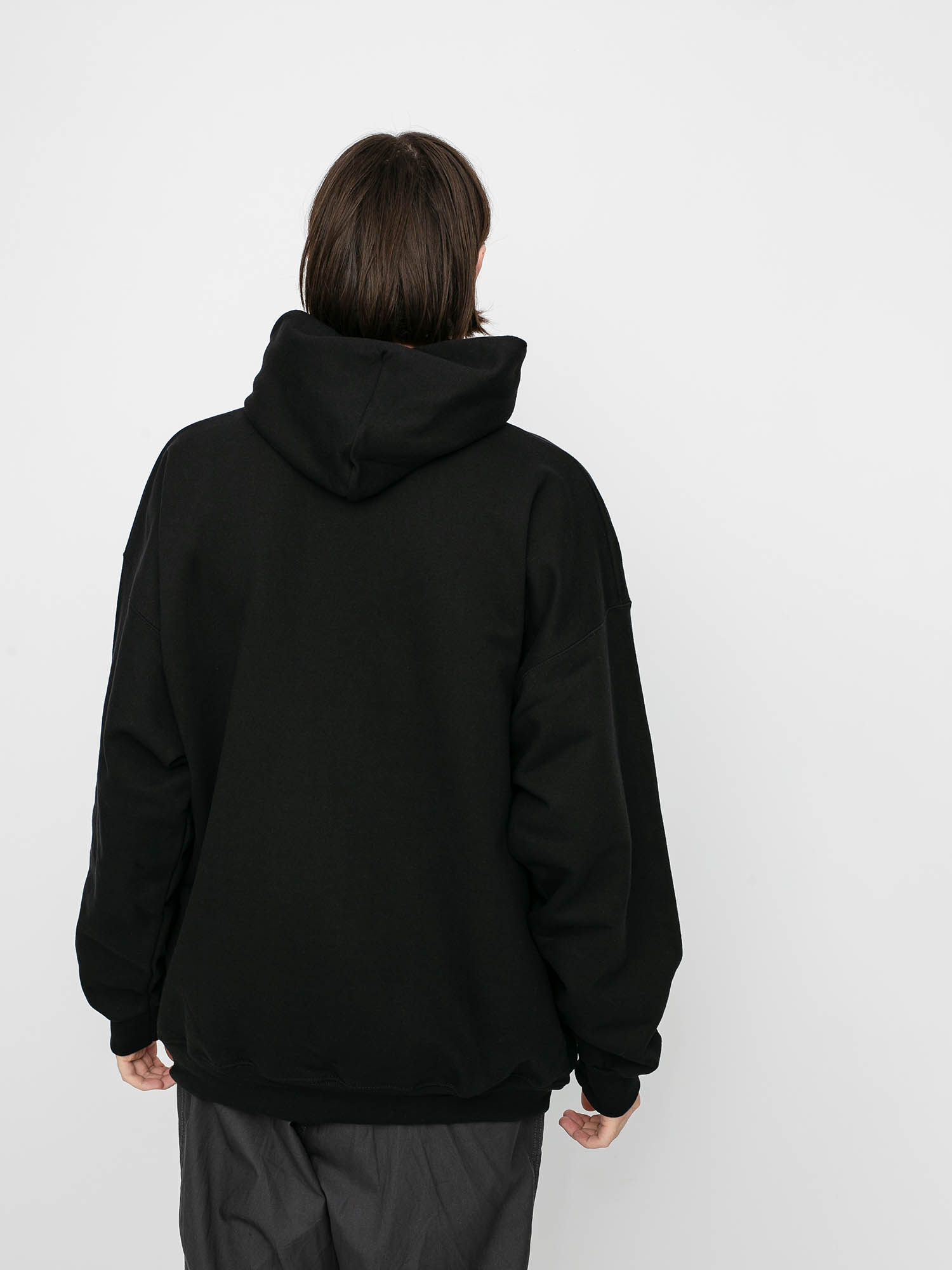 Bluza z kapturem Thrasher Black Ice HD (black)