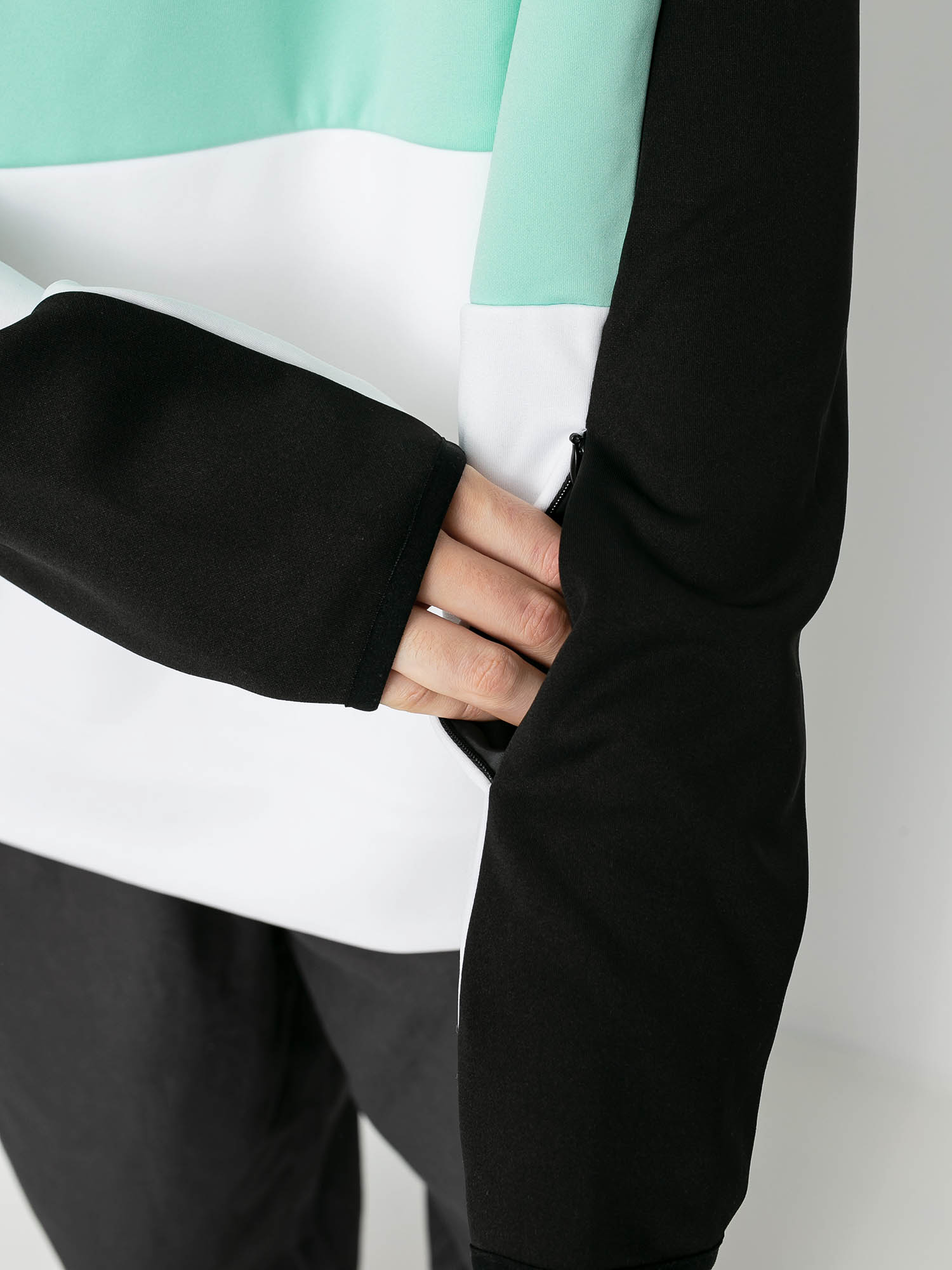 Bluza z kapturem ThirtyTwo Signature Tech HD (white/mint)