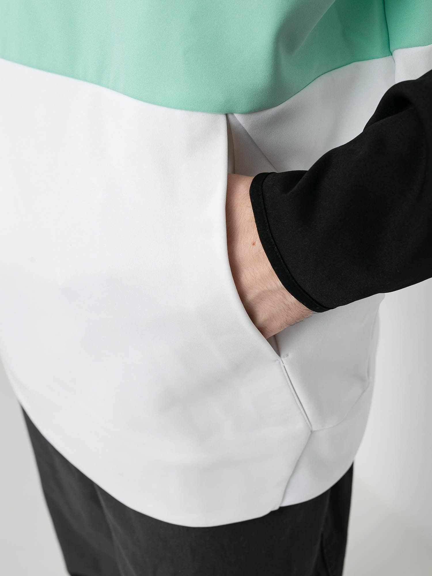 Bluza z kapturem ThirtyTwo Signature Tech HD (white/mint)