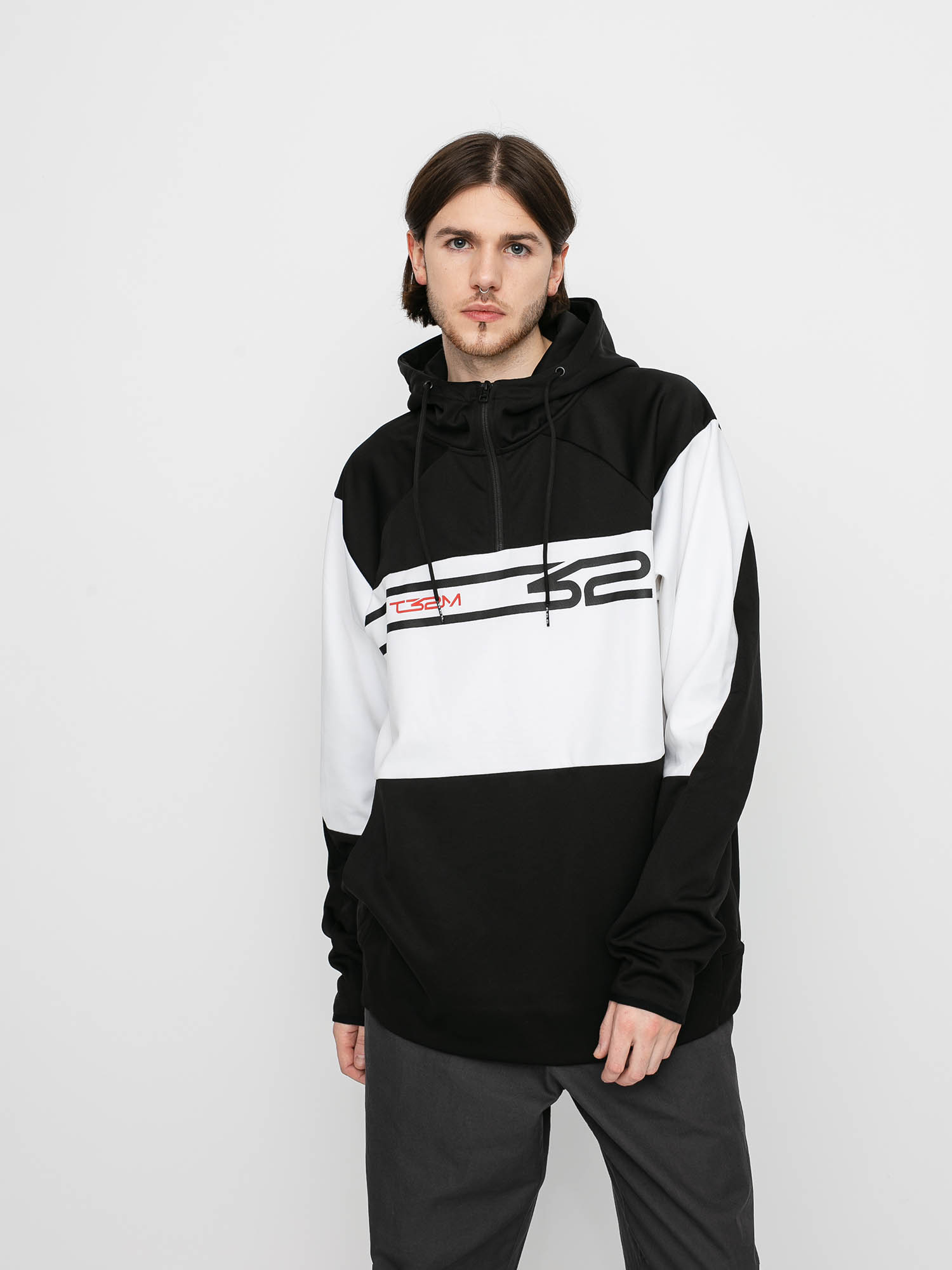 Bluza z kapturem ThirtyTwo Signature Tech HD (black/white)