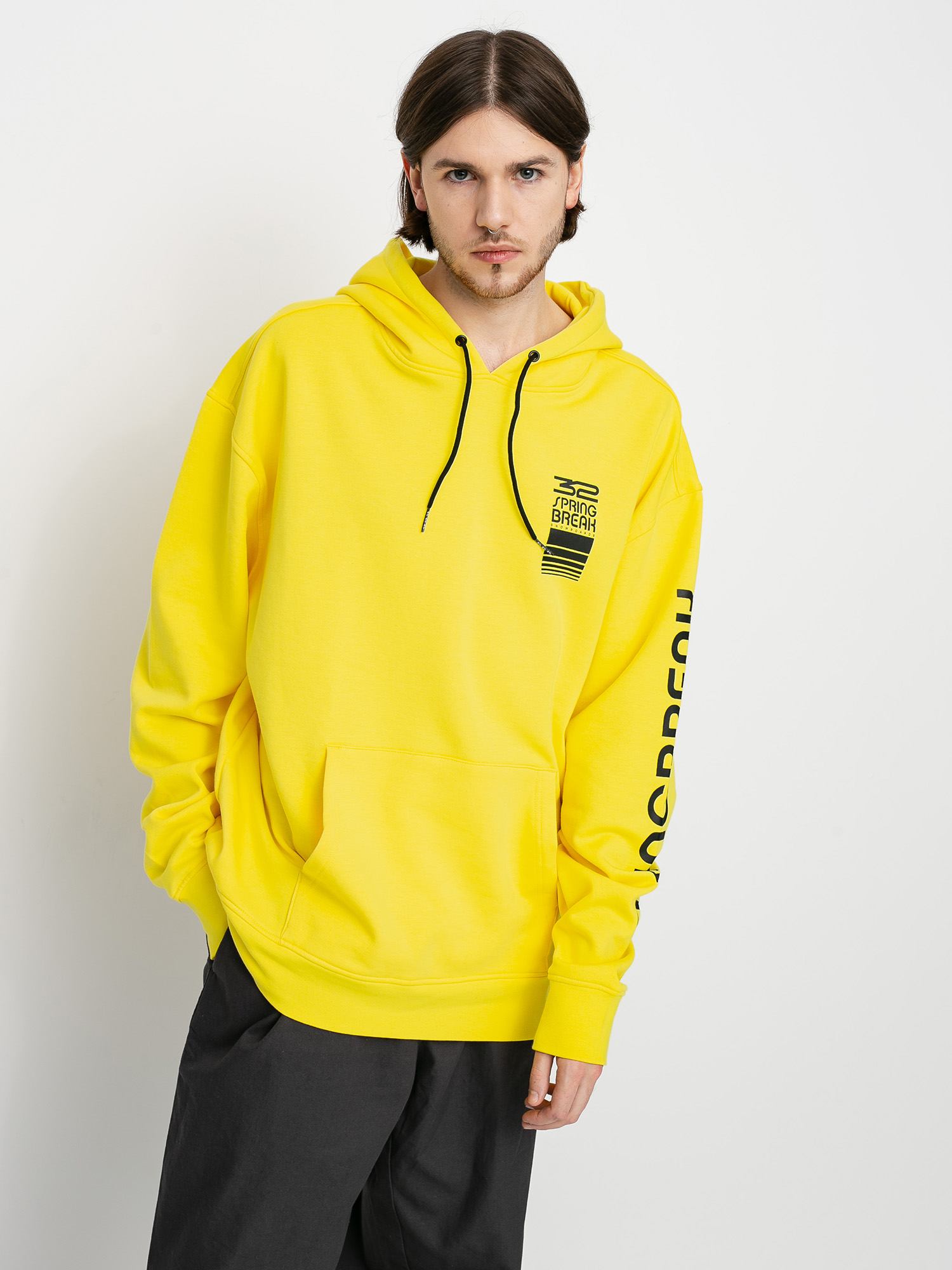 Bluza z kapturem ThirtyTwo Spring Break Repel HD (light yellow)