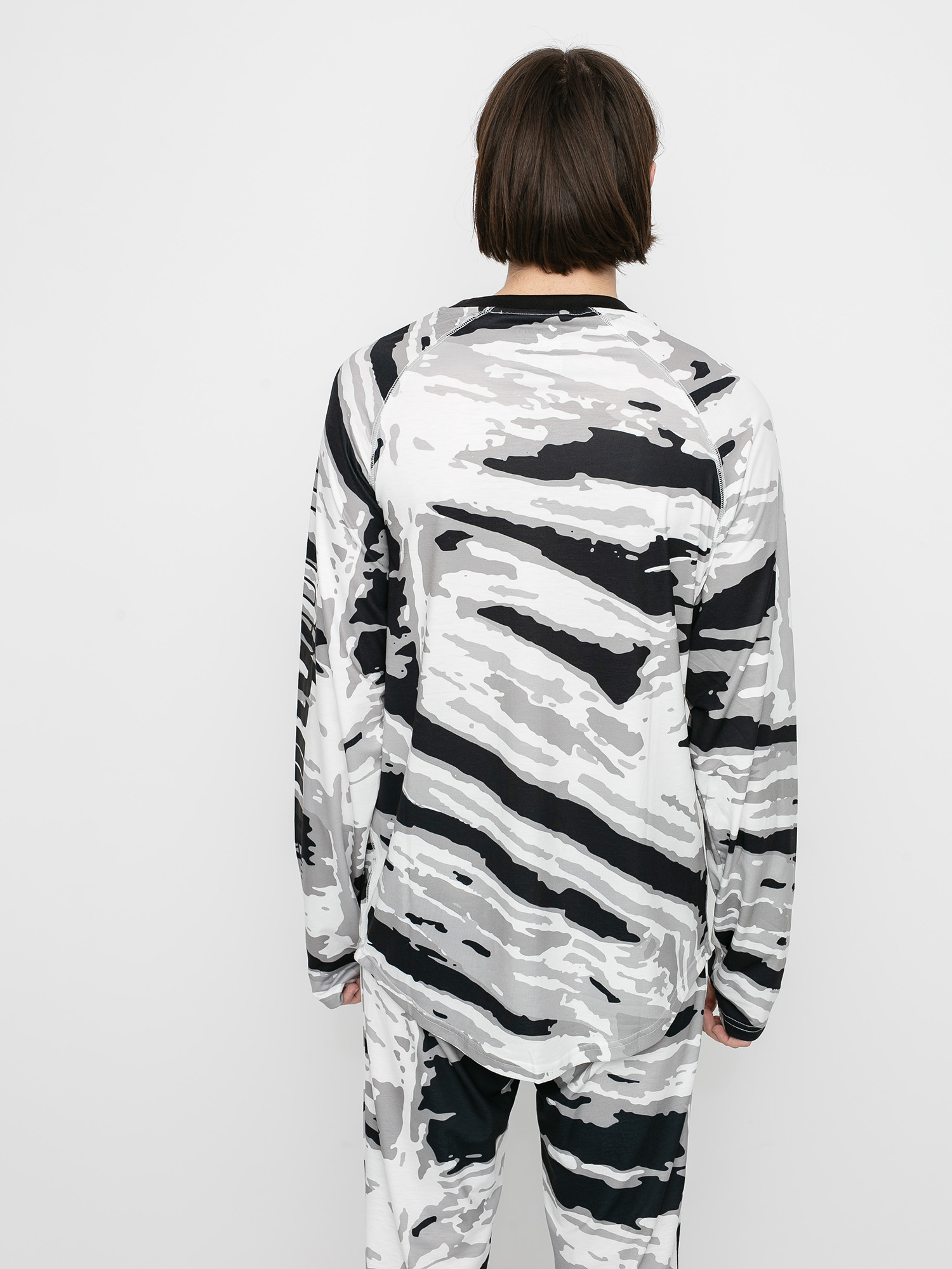Męski Longsleeve aktywny ThirtyTwo Ridelite Shirt Ls (white/camo)