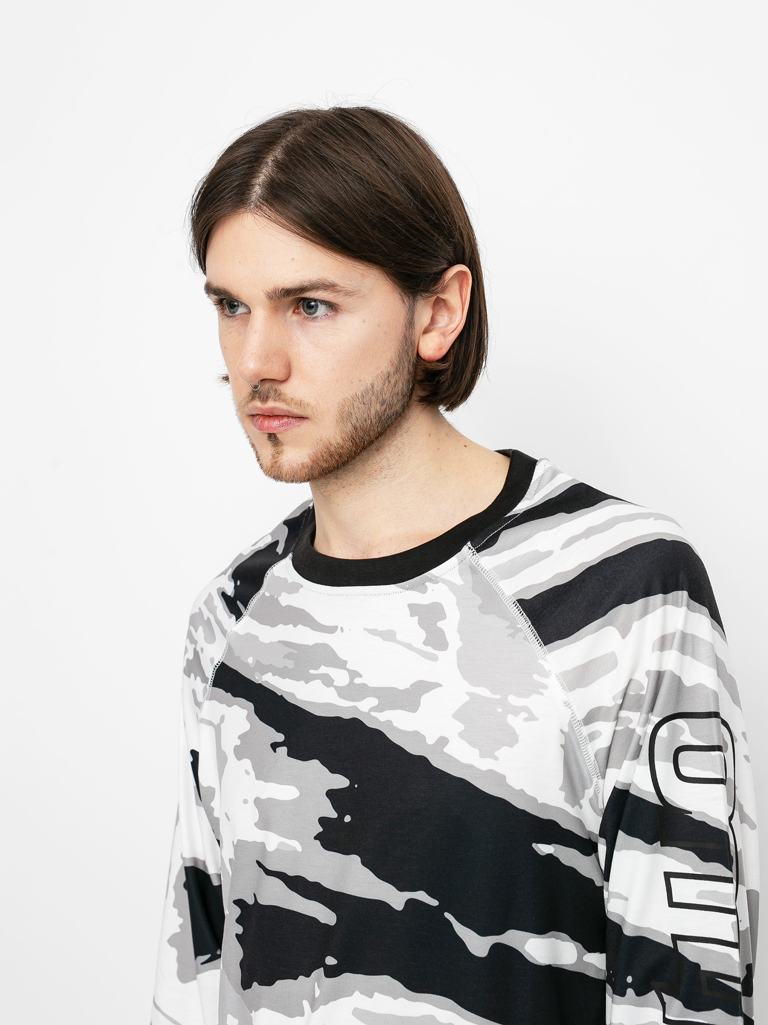 Męski Longsleeve aktywny ThirtyTwo Ridelite Shirt Ls (white/camo)