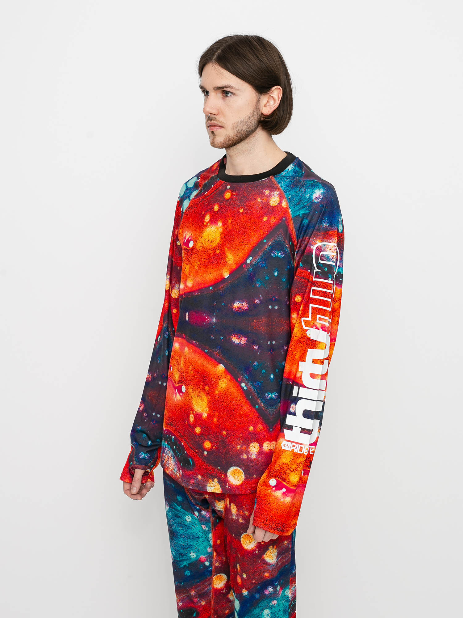 Longsleeve aktywny ThirtyTwo Ridelite Shirt Ls (black/print)