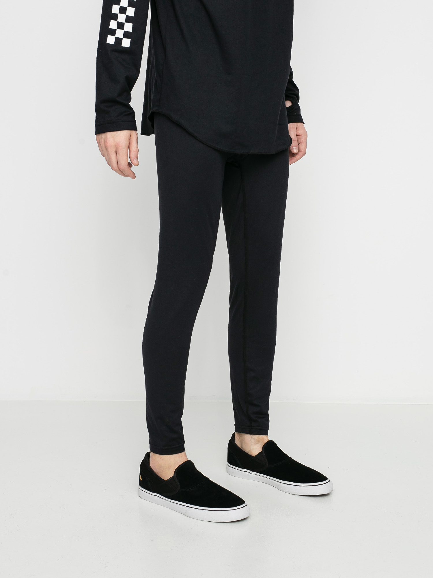 Męskie Legginsy aktywne Burton Midweight Base Layer Pant (true black)