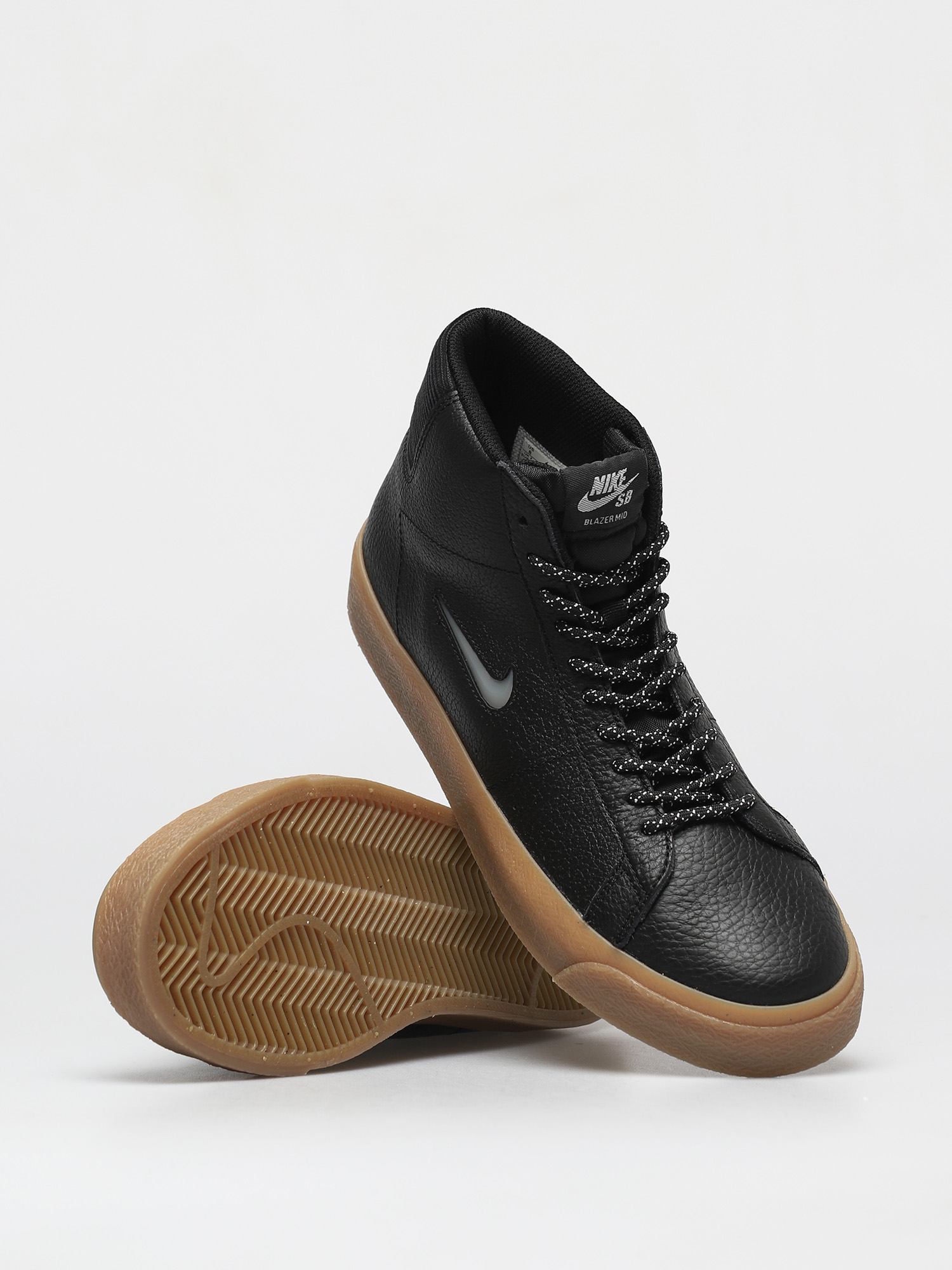 Buty Nike SB Zoom Blazer Mid Premium (black/white black gum light brown)