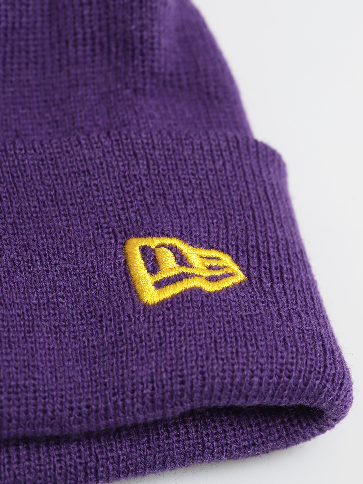 Czapka zimowa New Era Team Colour Out Line Los Angeles Lakers Cuff Knit (purple)