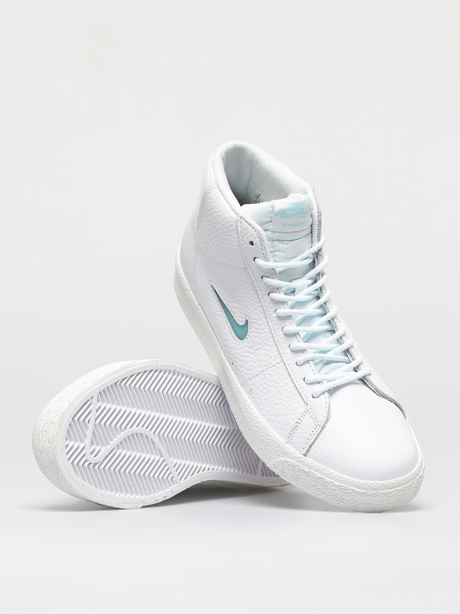 Buty Nike SB Zoom Blazer Mid Premium (white/glacier ice white summit white)
