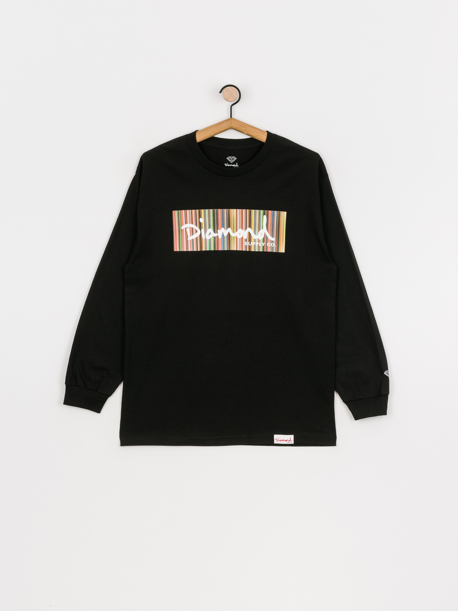 Longsleeve Diamond Supply Co. Color Ply Box (black)