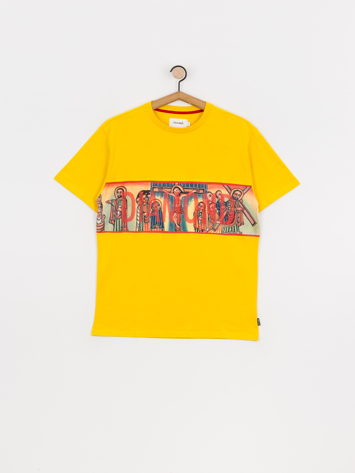 T-shirt Diamond Supply Co. Icons Panel (yellow)