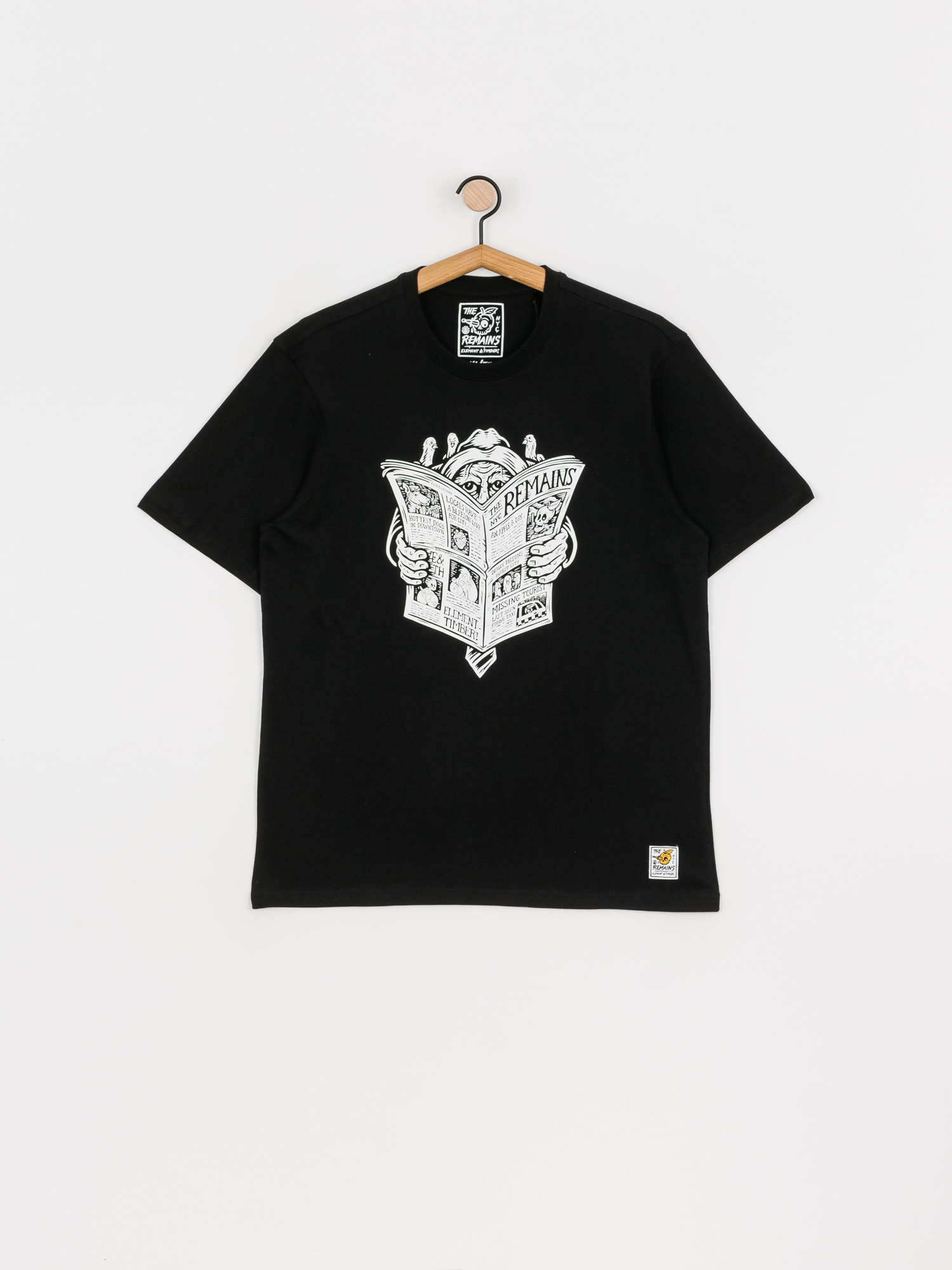 T-shirt Element News Man (flint black)