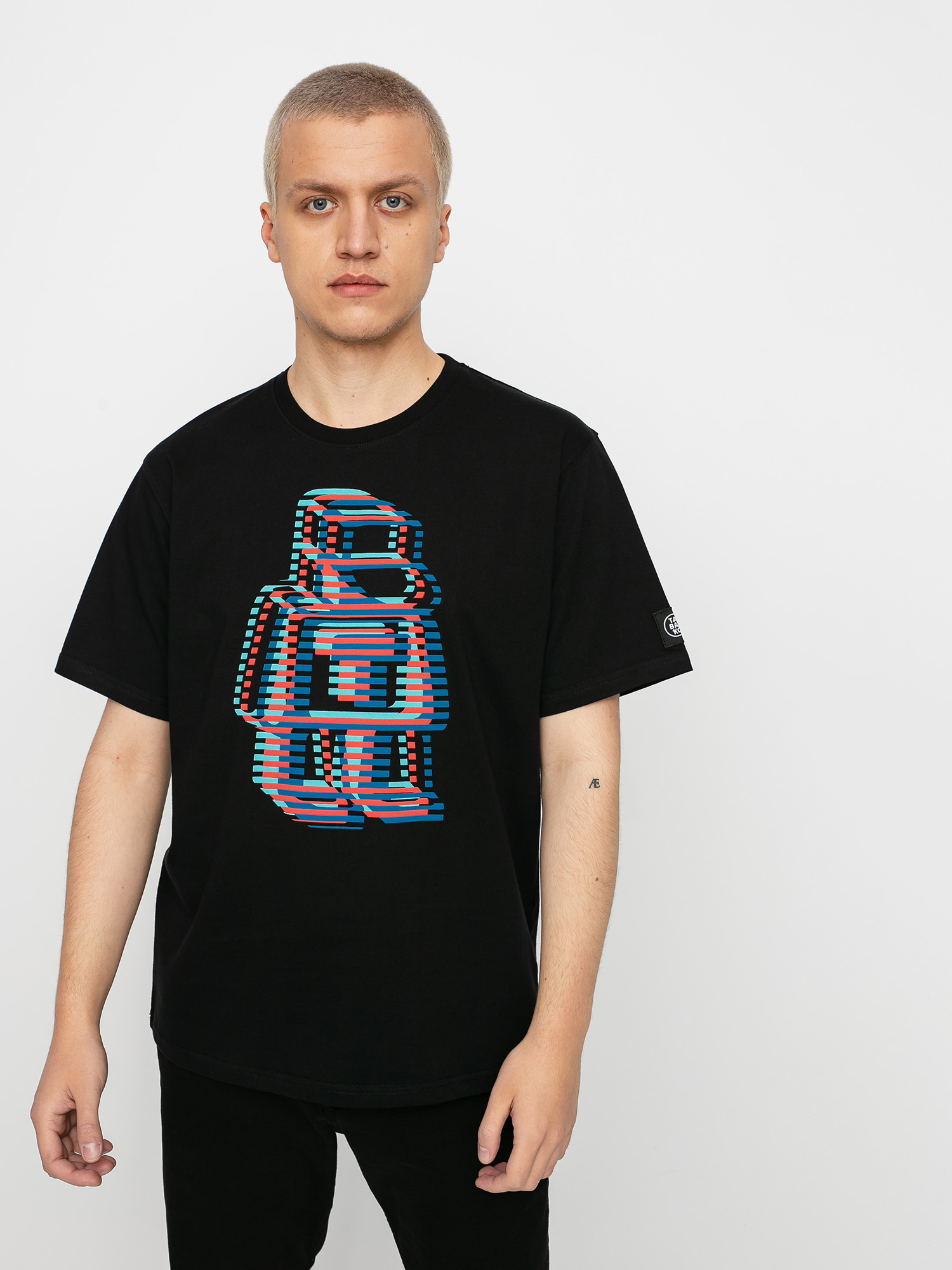 T-shirt Tabasko Logo Stripes (black)